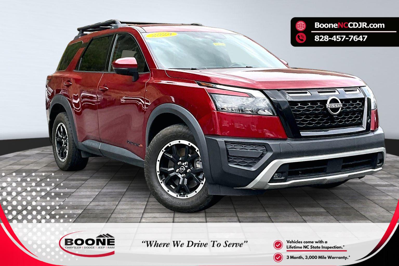 Red (Scarlet Ember Tintcoat) 2023 Nissan Pathfinder SUV / Crossover All-Wheel Drive Automatic