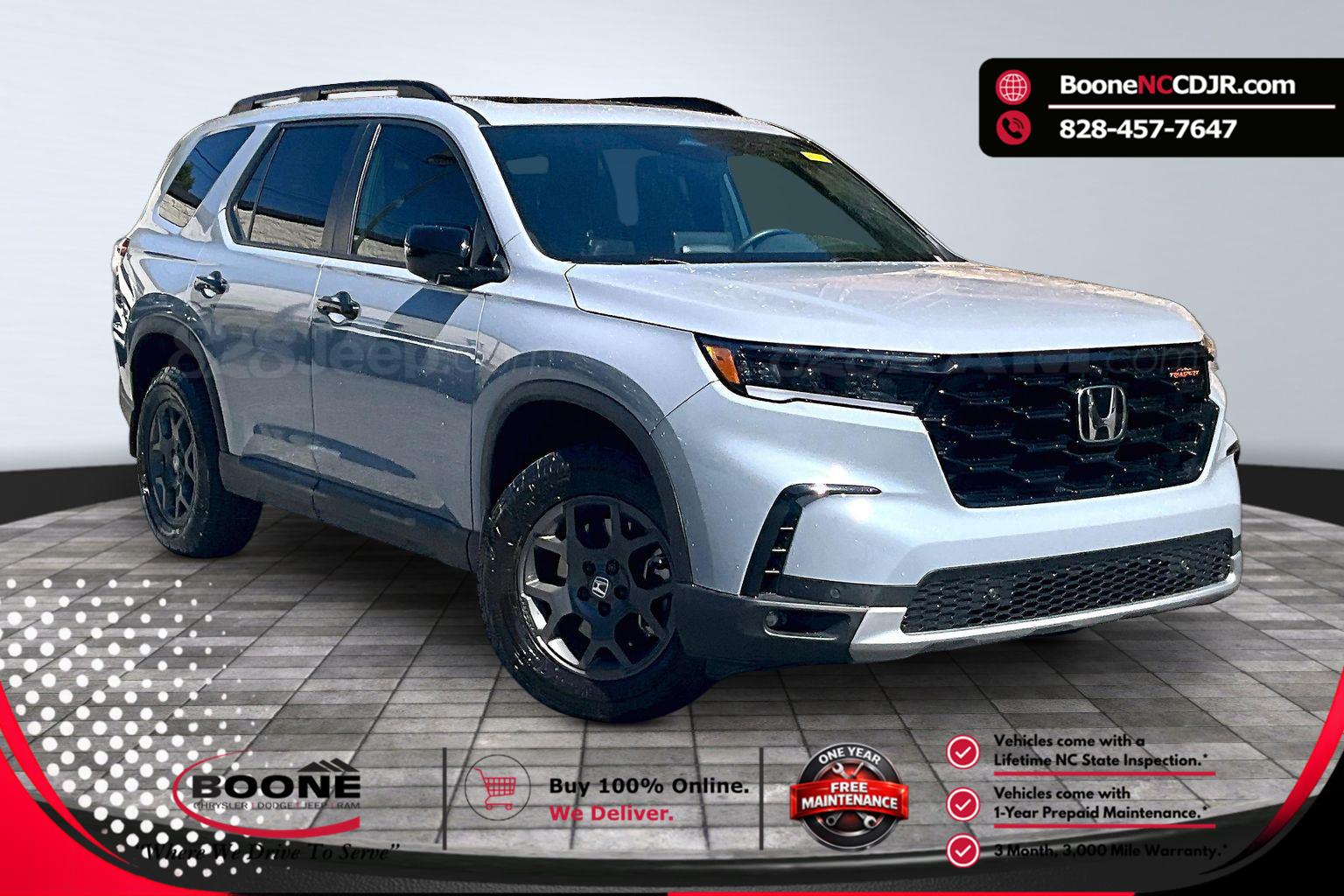 Sonic Gray Pearl 2025 Honda Pilot TrailSport AWD SUV / Crossover All-Wheel Drive Automatic