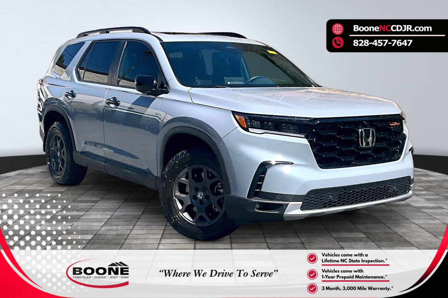 Sonic Gray Pearl 2025 Honda Pilot TrailSport AWD SUV / Crossover All-Wheel Drive Automatic