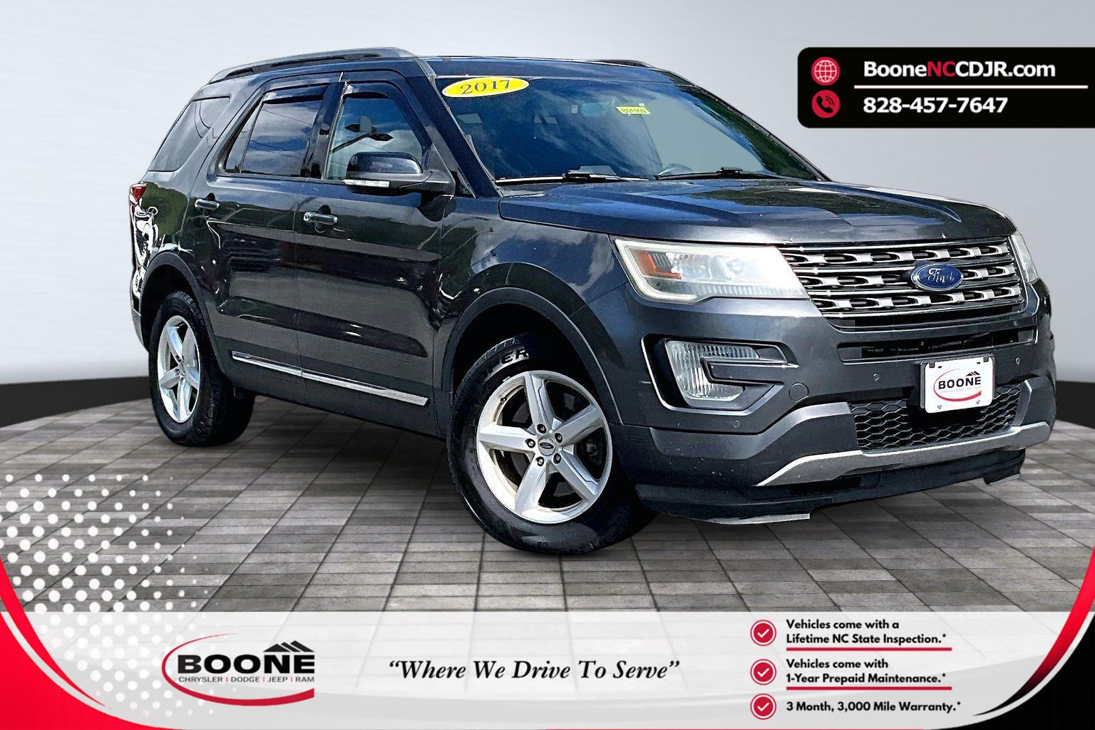 Gray (Magnetic Metallic) 2017 Ford Explorer XLT AWD SUV / Crossover All-Wheel Drive 6-Speed Automatic