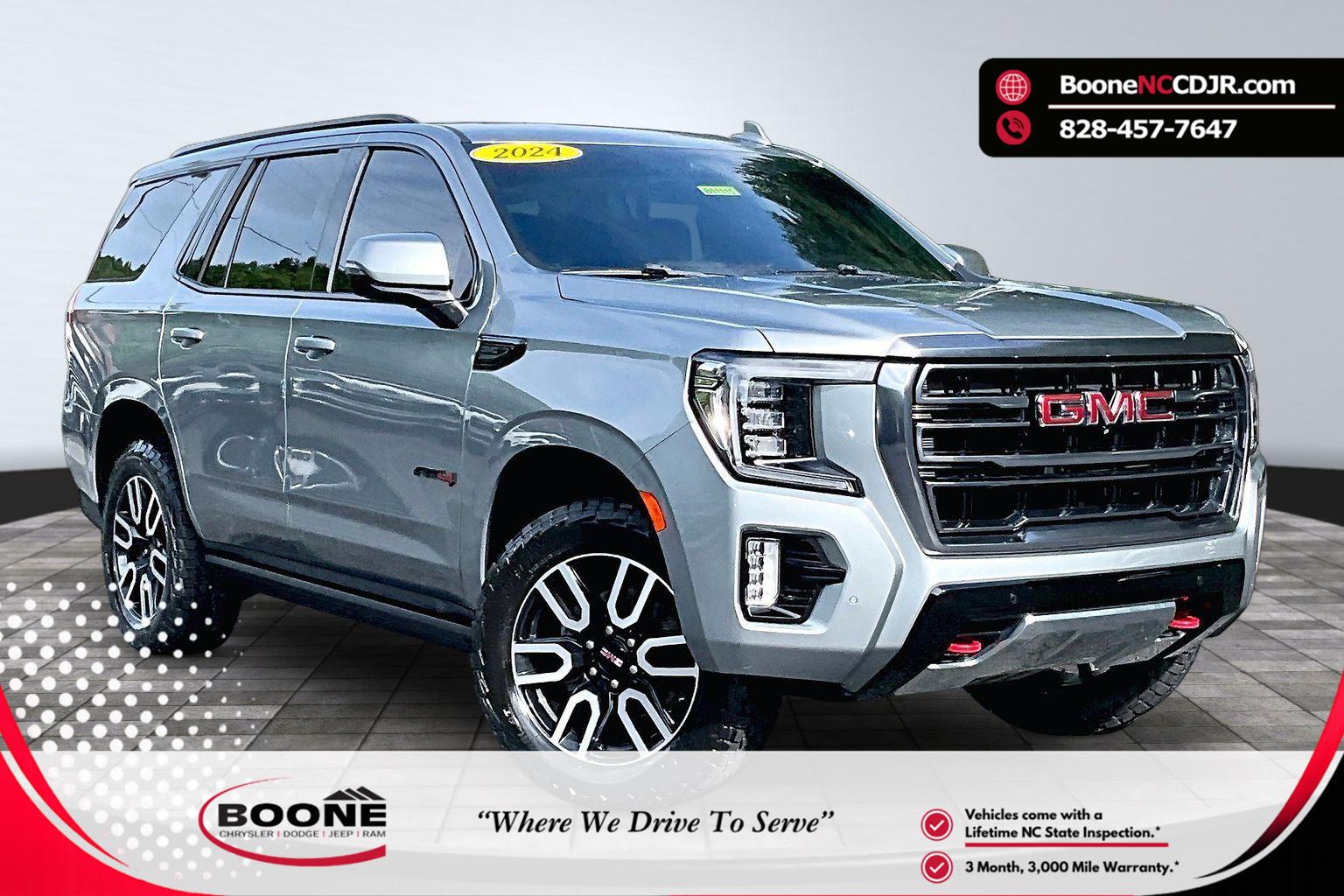 Sterling Metallic 2024 GMC Yukon SUV / Crossover Four-Wheel Drive Automatic