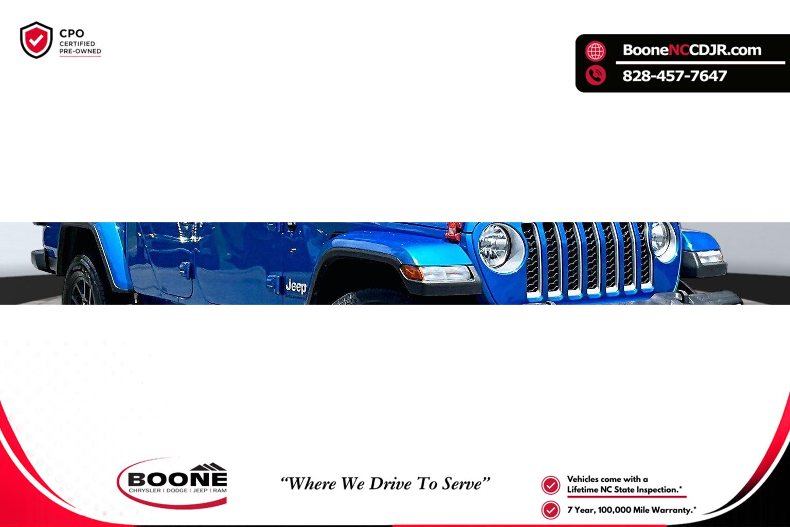 Hydro Blue Pearlcoat 2023 Jeep Gladiator Pickup Truck Four-Wheel Drive 8-Speed Automatic