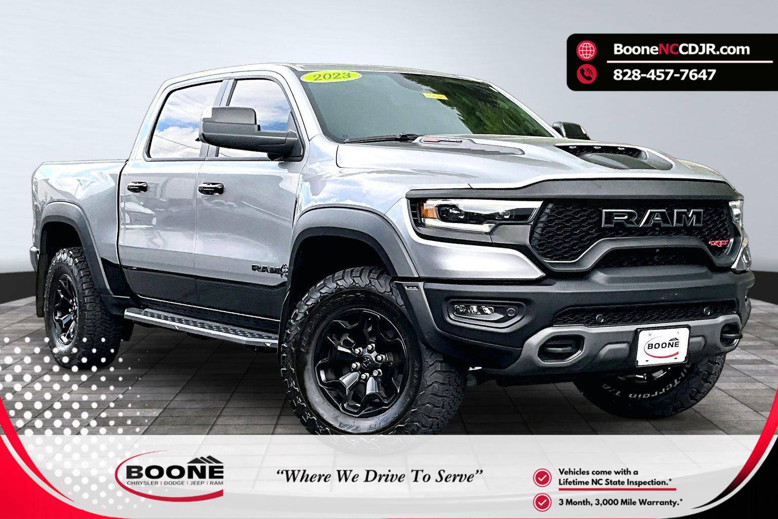 Billet Silver Metallic Clearcoat 2023 RAM 1500 Pickup Truck All-Wheel Drive 8-Speed Automatic