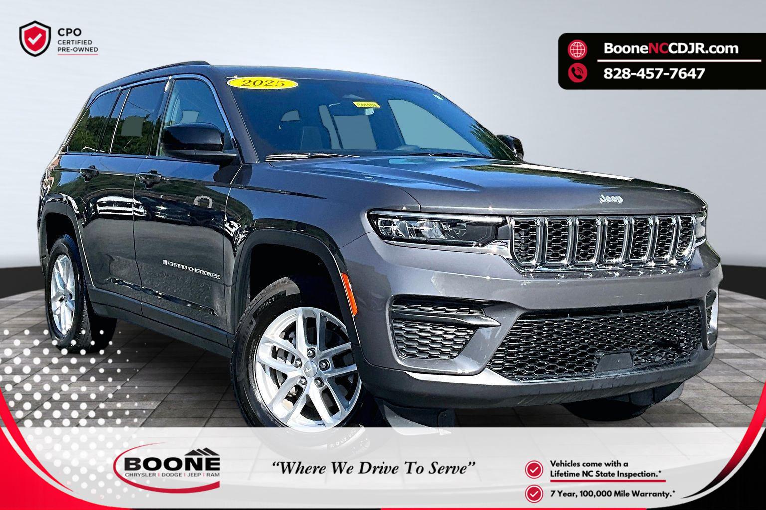 Baltic Gray Metallic Clearcoat 2025 Jeep Grand Cherokee SUV / Crossover Four-Wheel Drive 8-Speed Automatic