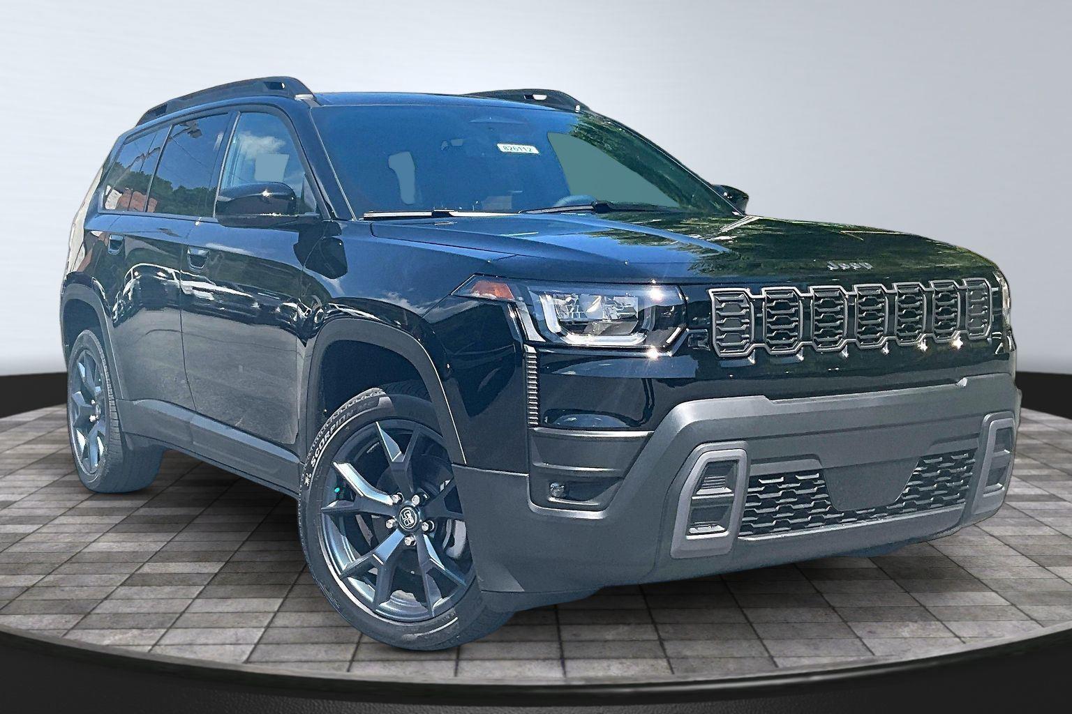 Diamond Black Crystal Pearlcoat 2026 Jeep Cherokee SUV / Crossover Four-Wheel Drive Automatic