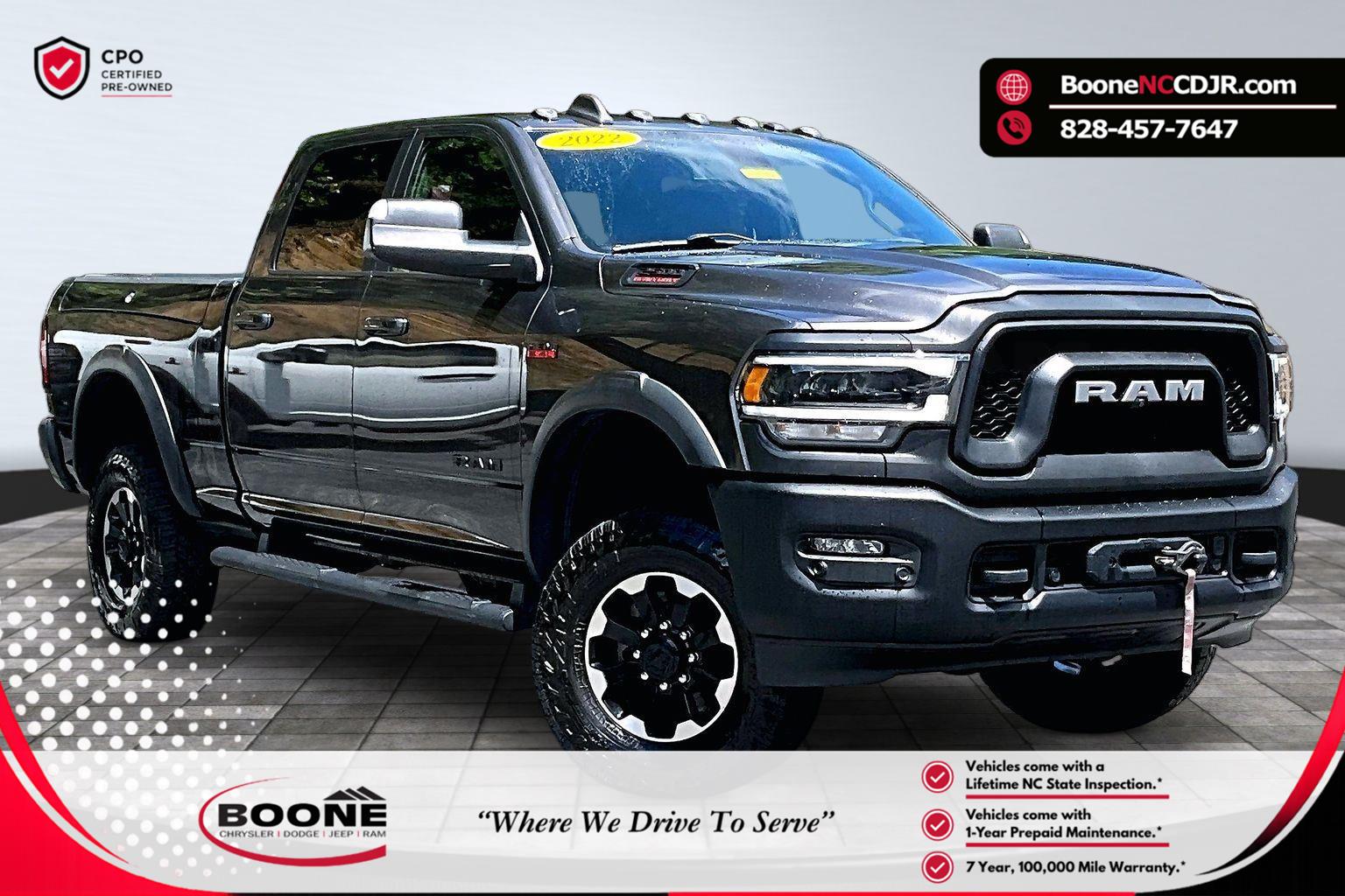 Gray (Granite Crystal Metallic Clearcoat) 2022 RAM 2500 Pickup Truck Four-Wheel Drive 8-Speed Automatic