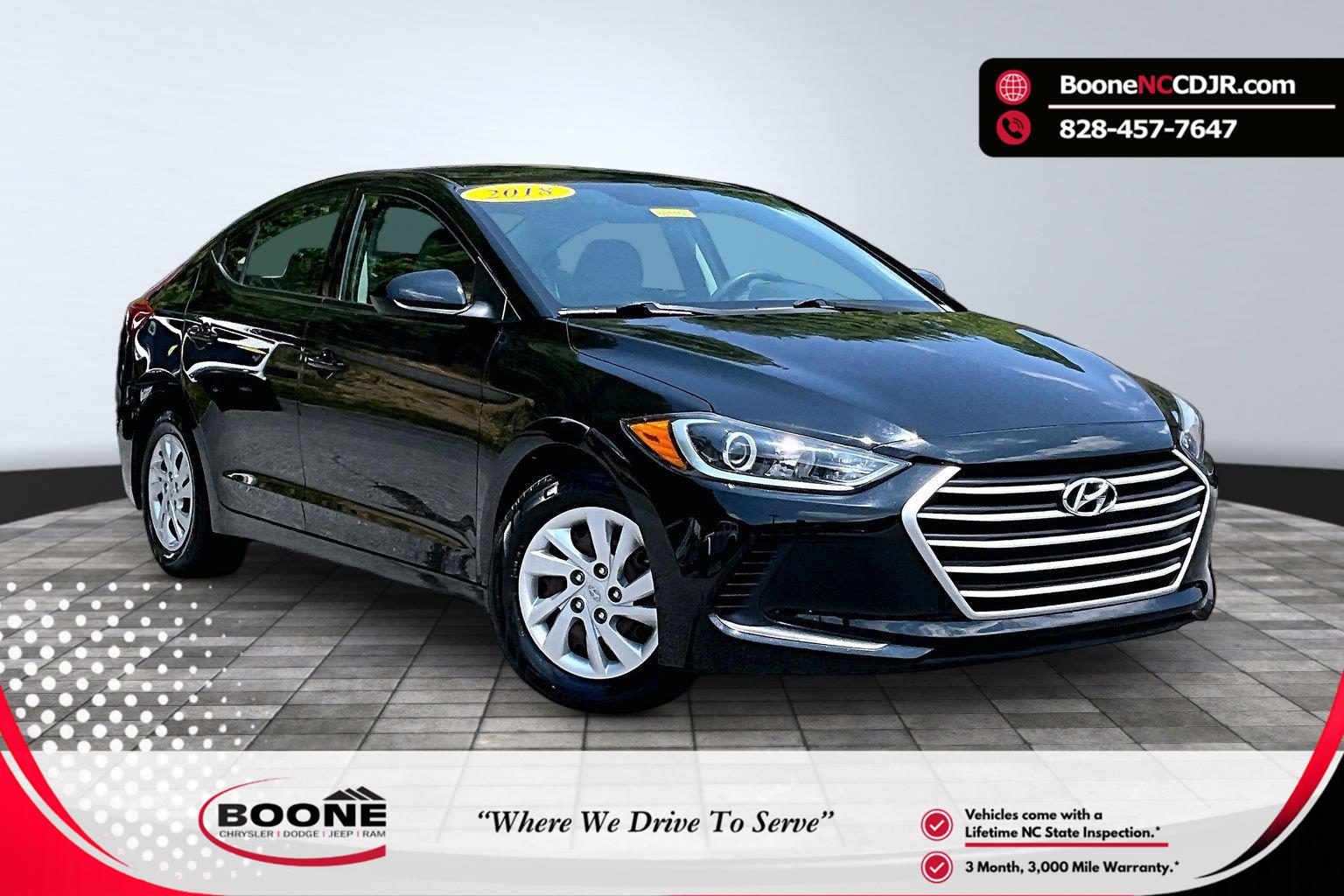 Phantom Black 2018 Hyundai Elantra Sedan Front-Wheel Drive Automatic
