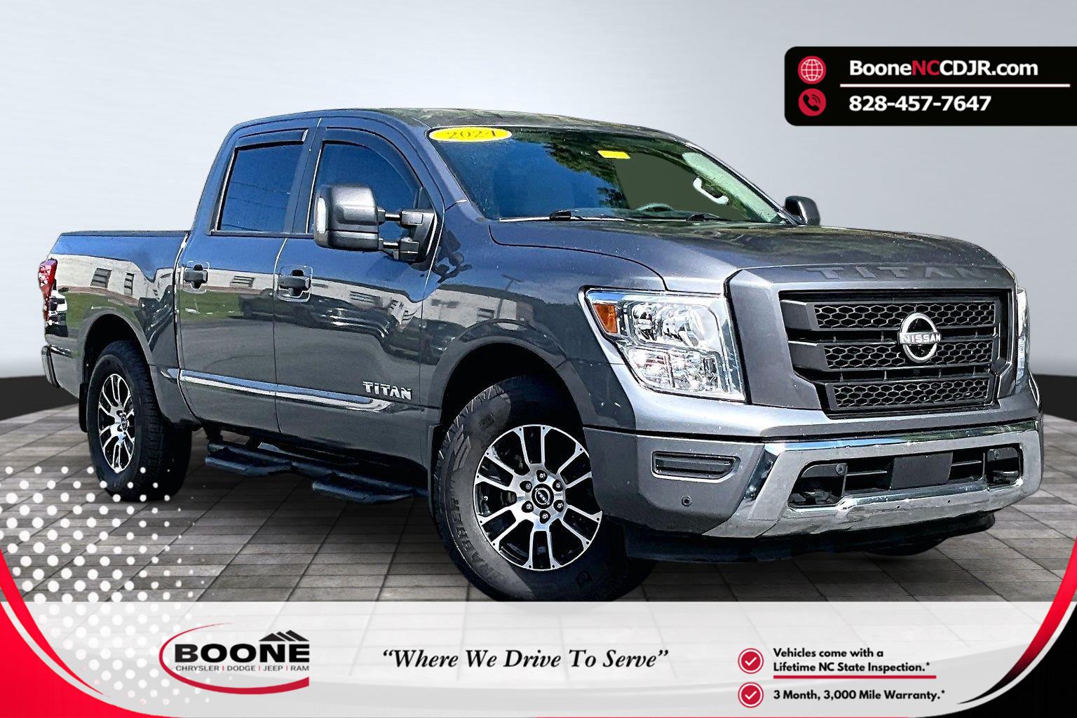 Gray (Gun Metallic) 2024 Nissan Titan Pickup Truck 4X2 Automatic