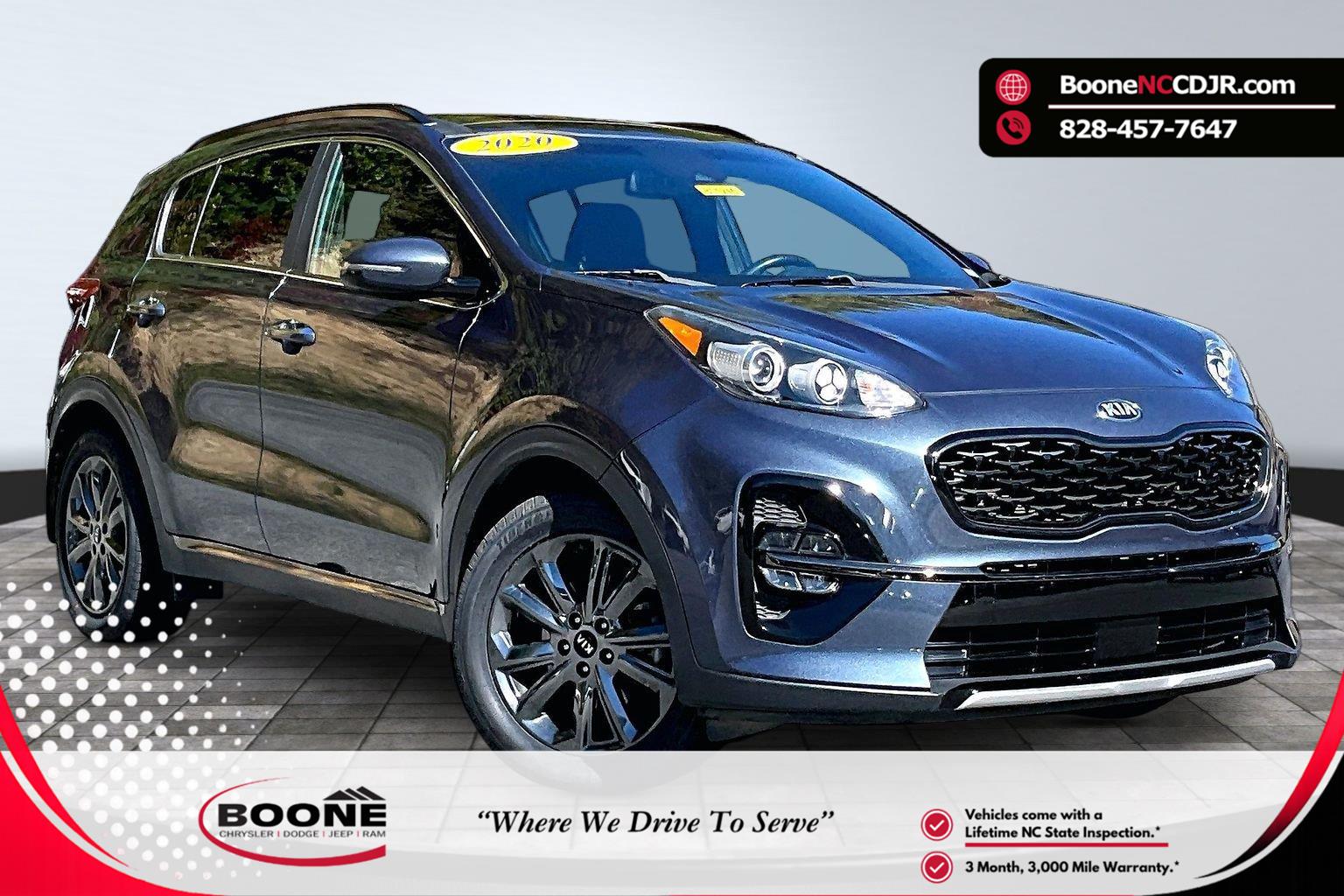 Pacific Blue 2020 Kia Sportage SUV / Crossover Front-Wheel Drive Automatic