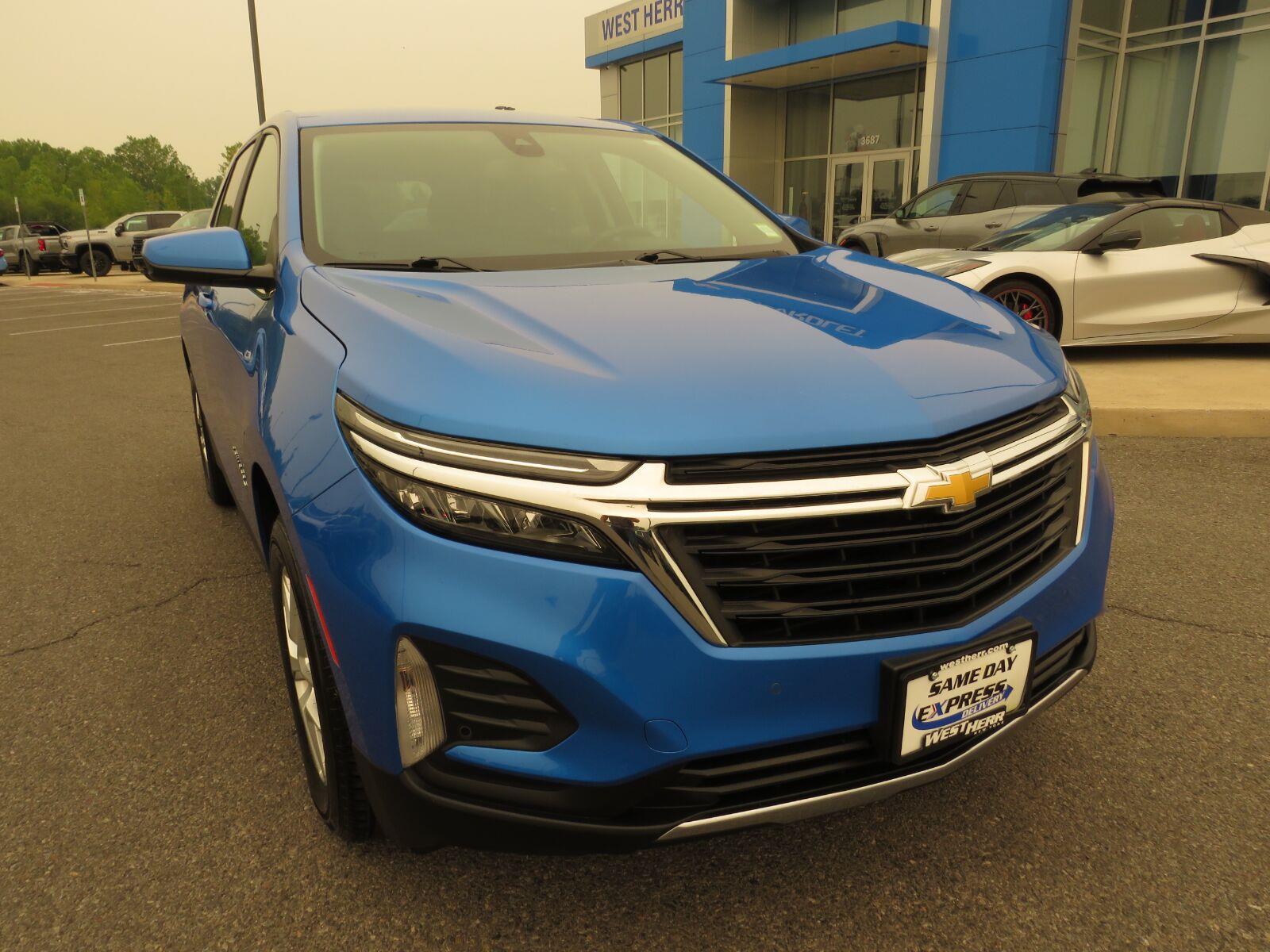 Used 2024 Riptide Blue Metallic Chevrolet LT image 3