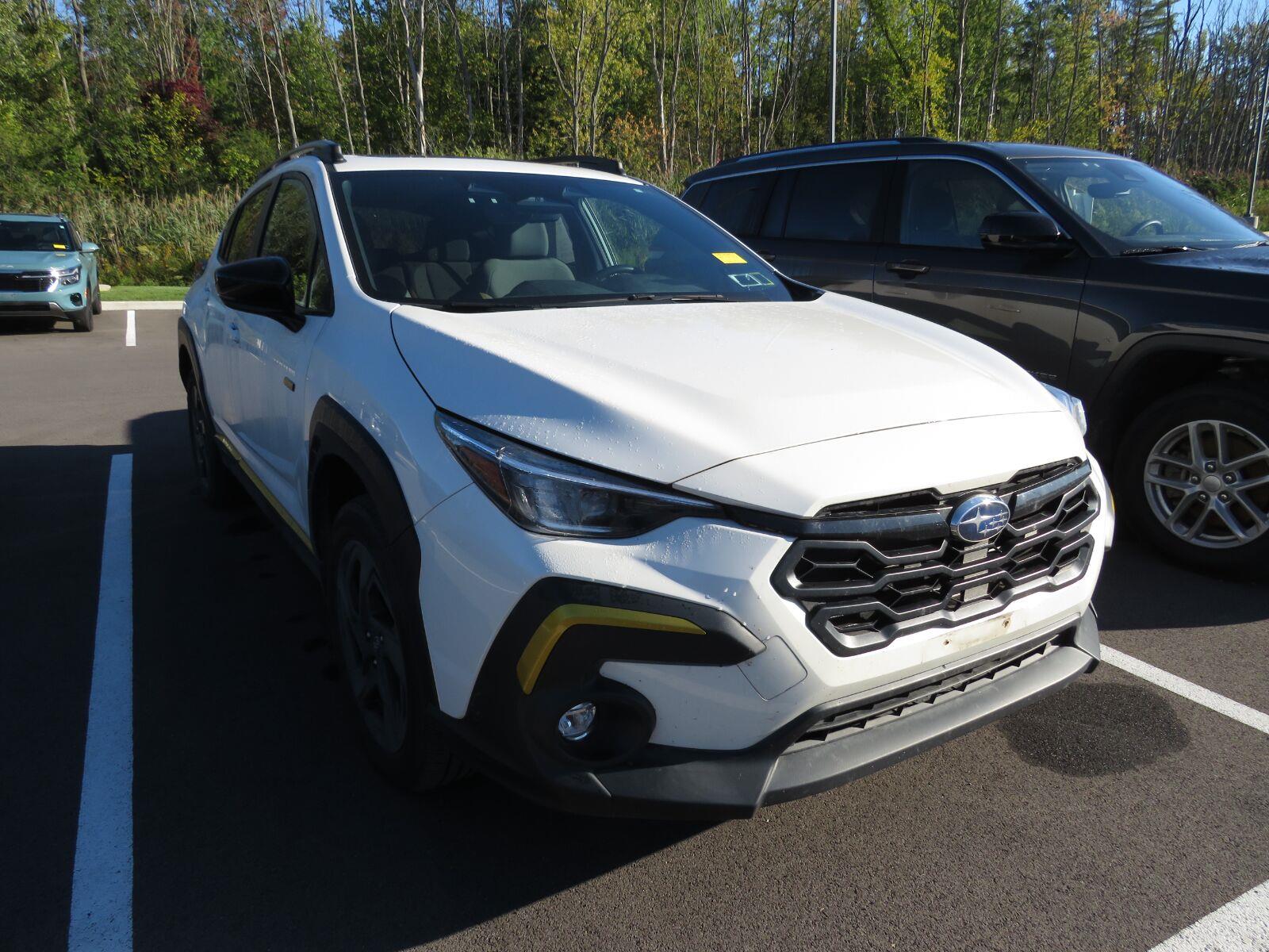 Used 2024 Crystal White Pearl Subaru Sport image 2
