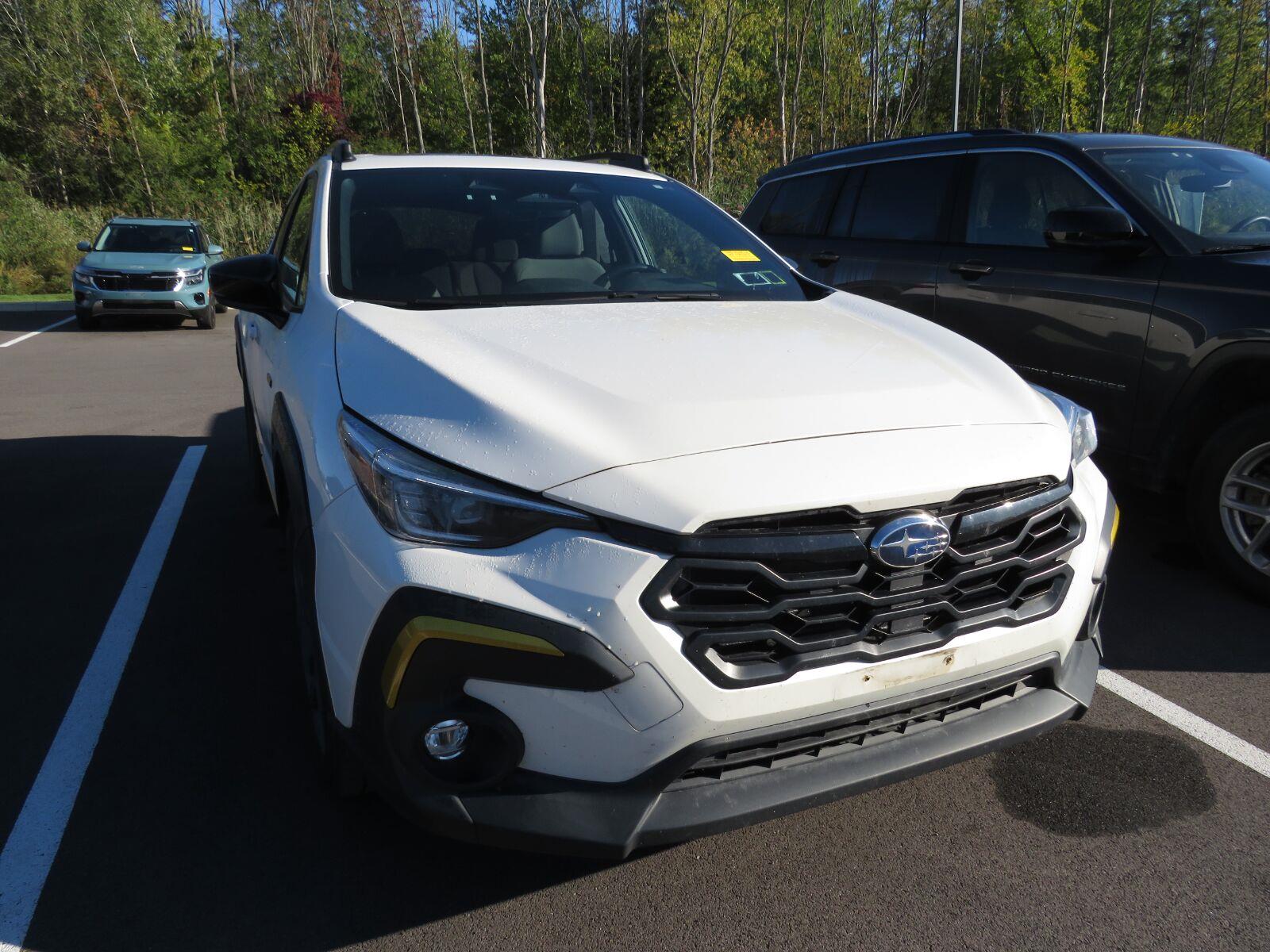 Used 2024 Crystal White Pearl Subaru Sport image 3