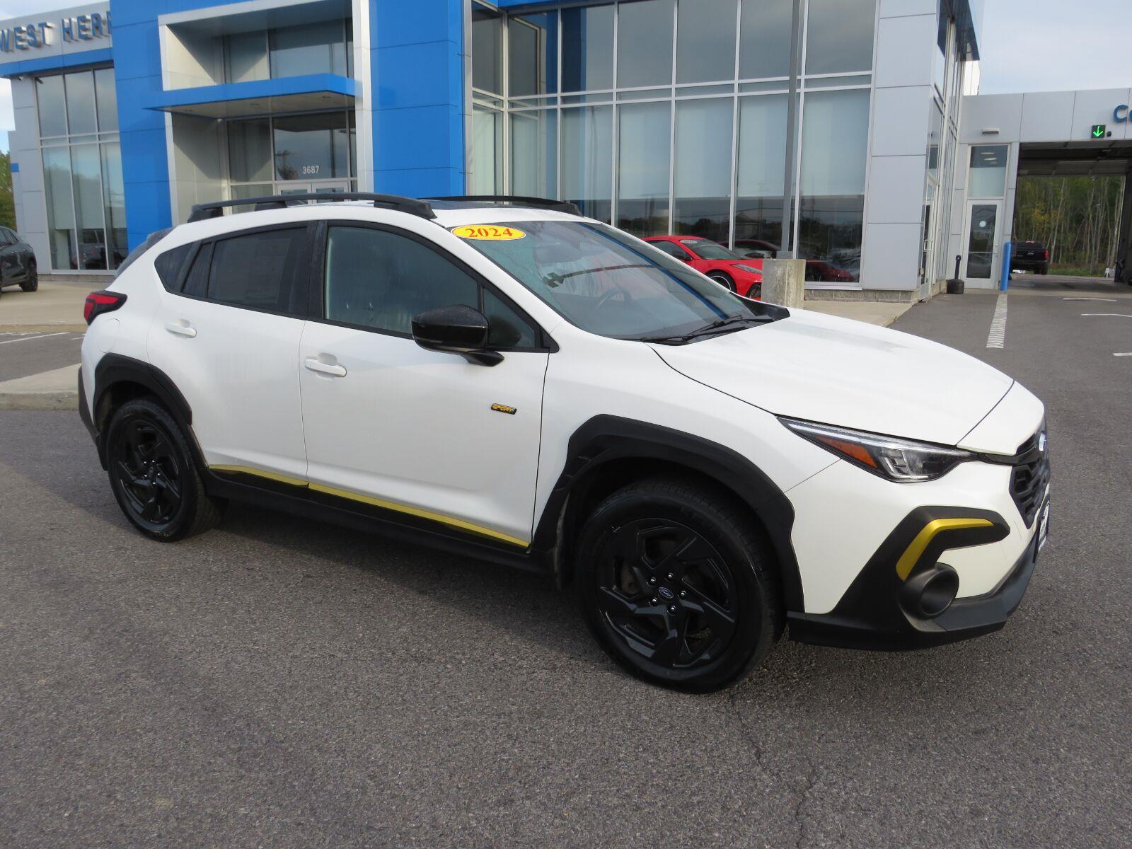 Used 2024 Crystal White Pea Subaru Sport image 5