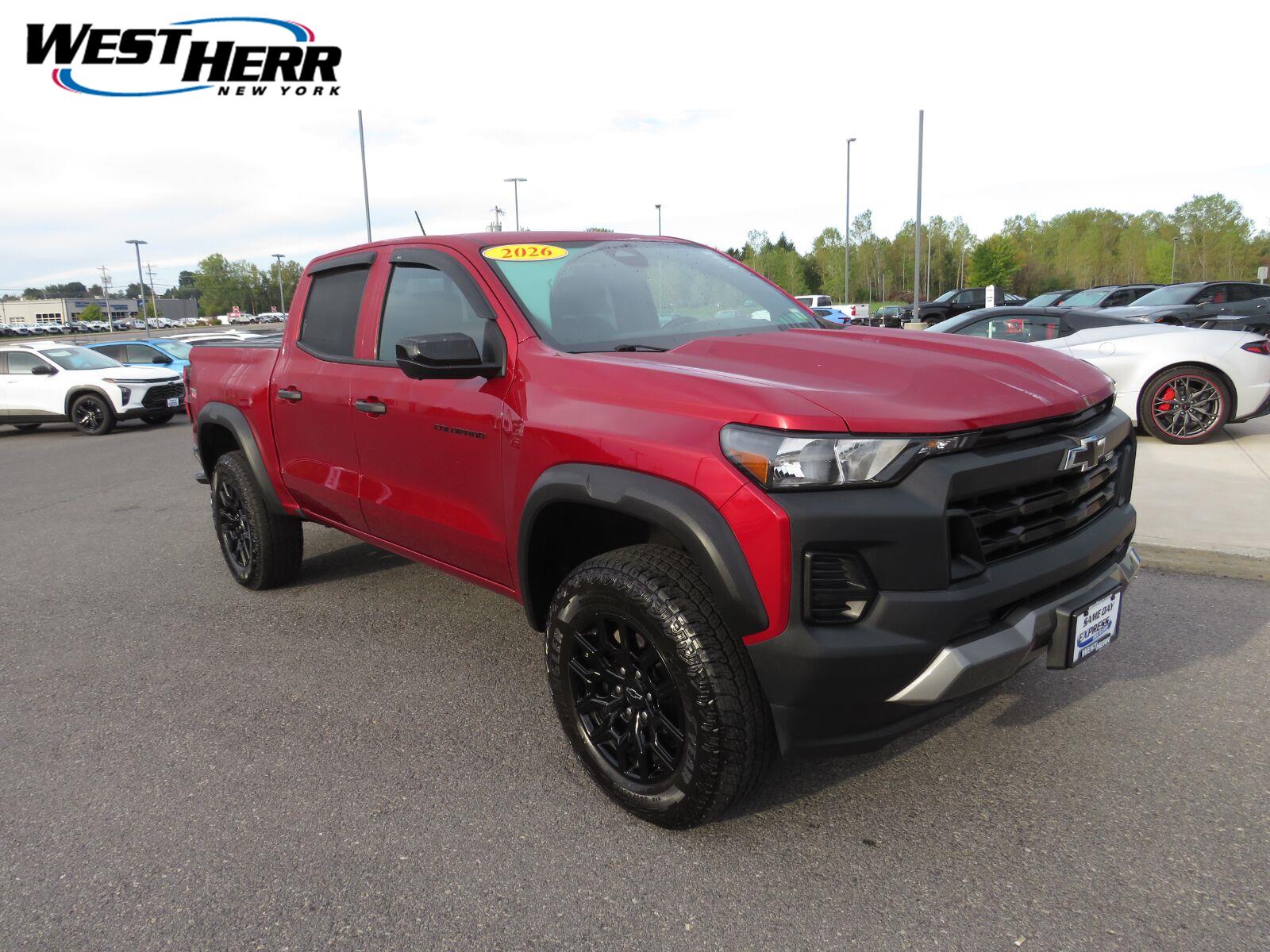 Radiant Red Tintcoat 2026 Chevrolet Colorado Pickup Truck Four-Wheel Drive 8-Speed Automatic