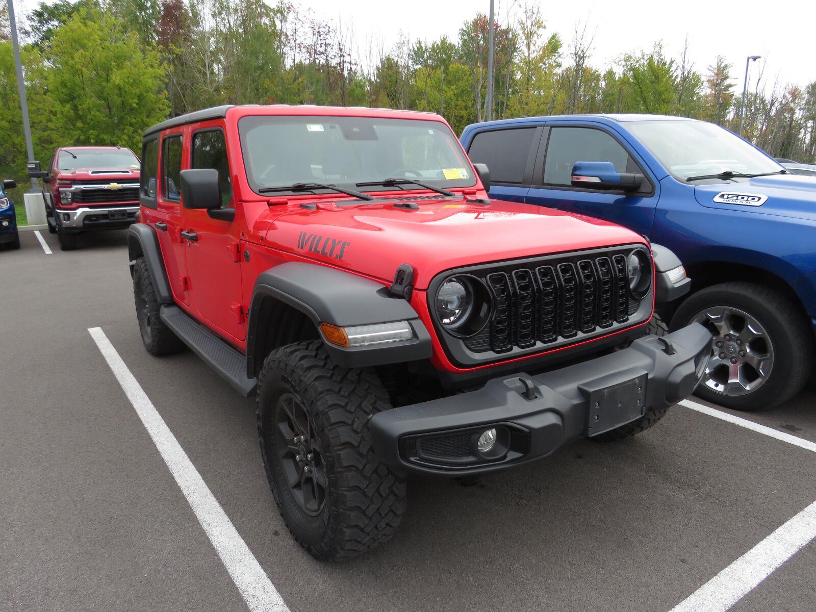 Used 2024 Firecracker Red Clearcoat Jeep Willys image 2