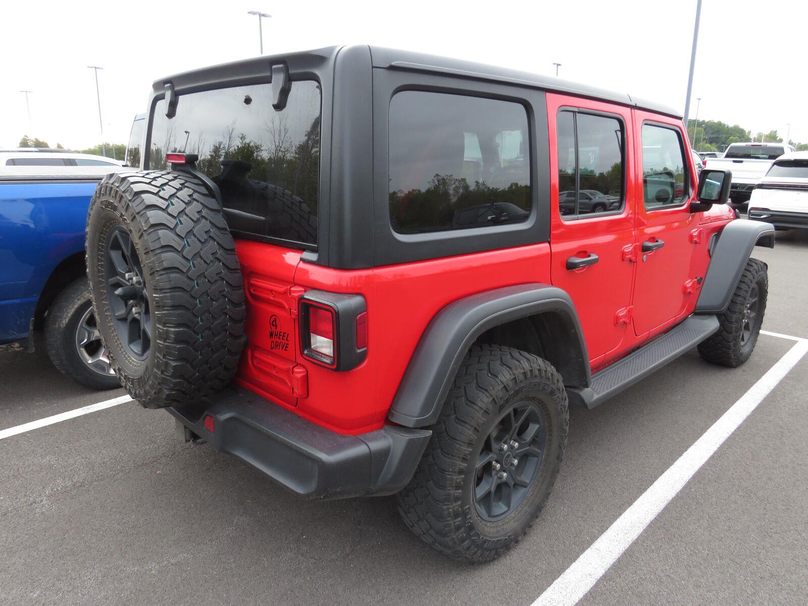 Used 2024 Firecracker Red Clearcoat Jeep Willys image 8