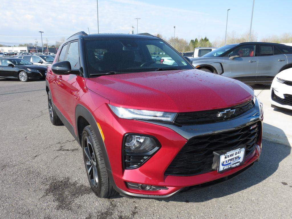 Used 2021 Scarlet Red Chevrolet RS image 3