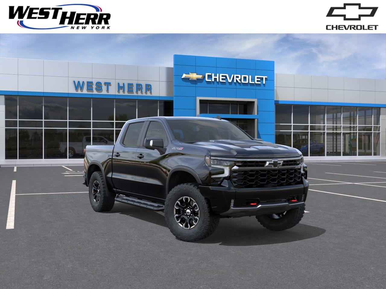Black 2026 Chevrolet Silverado 1500 Pickup Truck Four-Wheel Drive Automatic