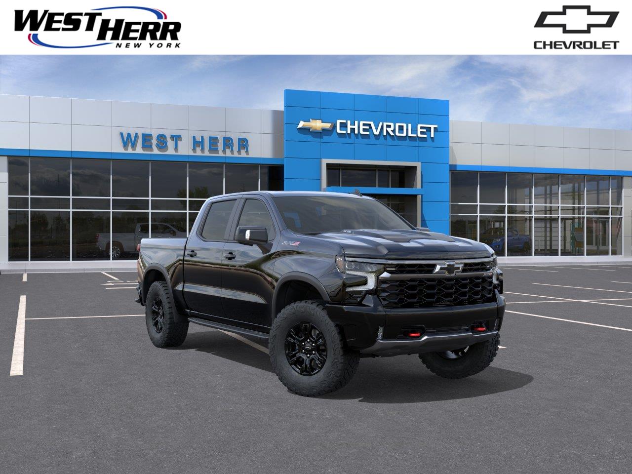 Black (BLK) 2026 Chevrolet Silverado 1500 Pickup Truck Four-Wheel Drive Automatic