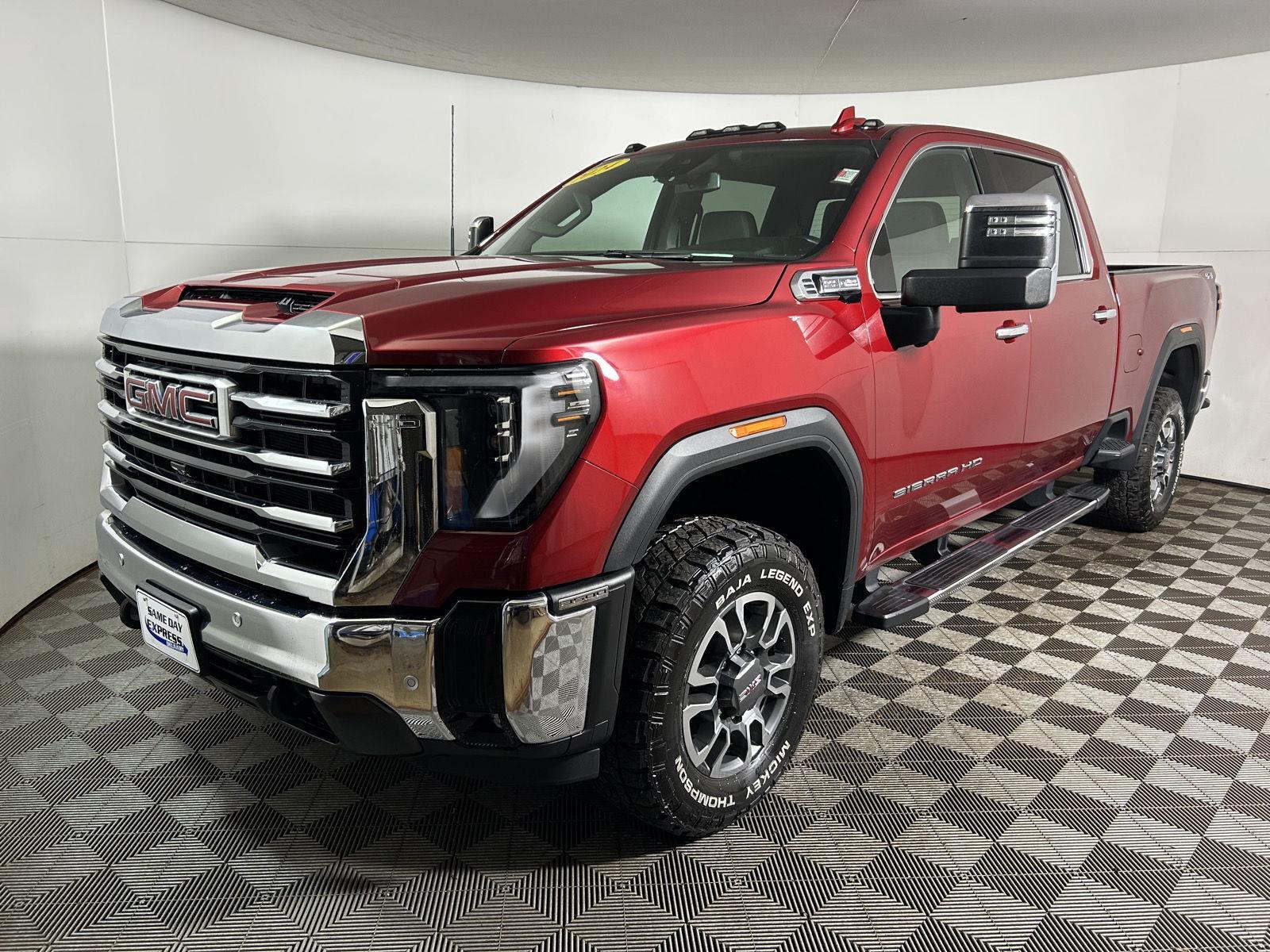 Used 2024 Volcanic Red Tintcoat GMC SLT image 11