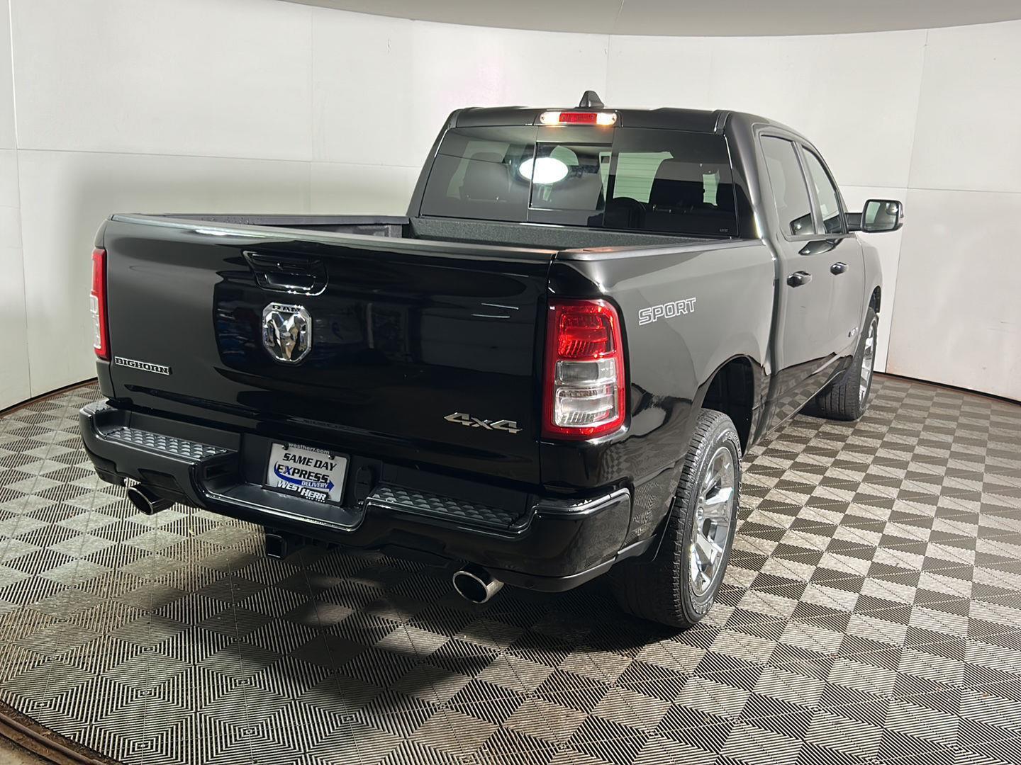Used 2022 Diamond Black Crystal Pearlcoat Ram Big Horn image 6