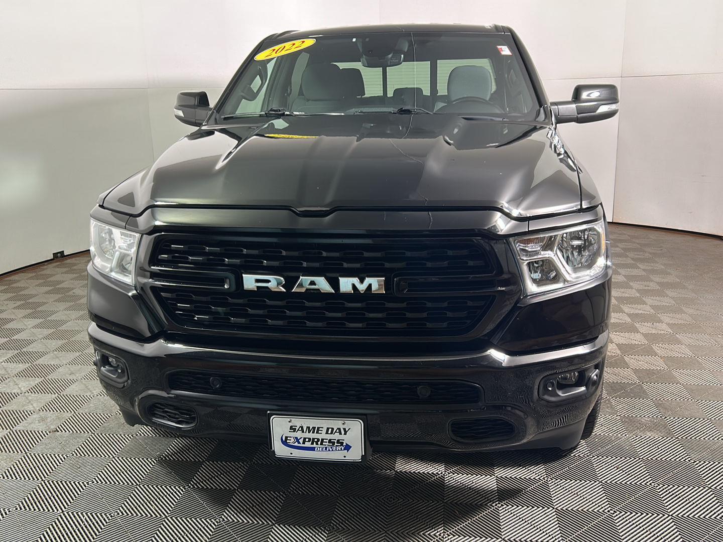 Used 2022 Diamond Black Crystal Pearlcoat Ram Big Horn image 11
