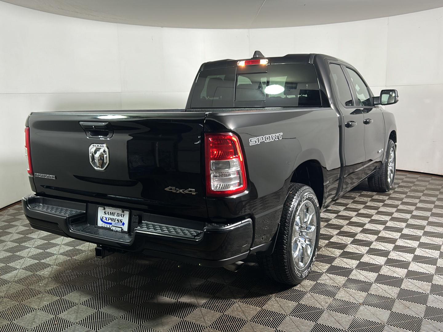 Used 2023 Diamond Black Crystal Pearlcoat Ram Big Horn image 6