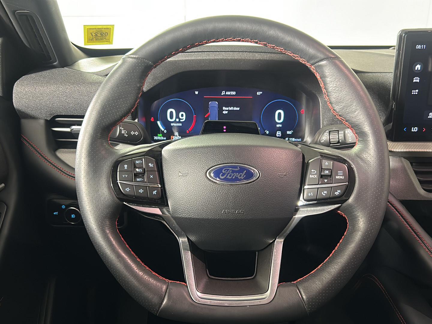 Used 2025 Star White Metallic Tri-Coat Ford ST-Line image 28