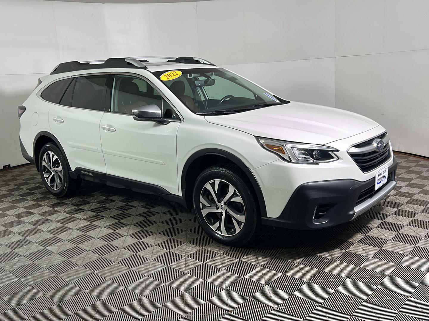 Used 2022 Crystal White Pearl Subaru Touring image 6