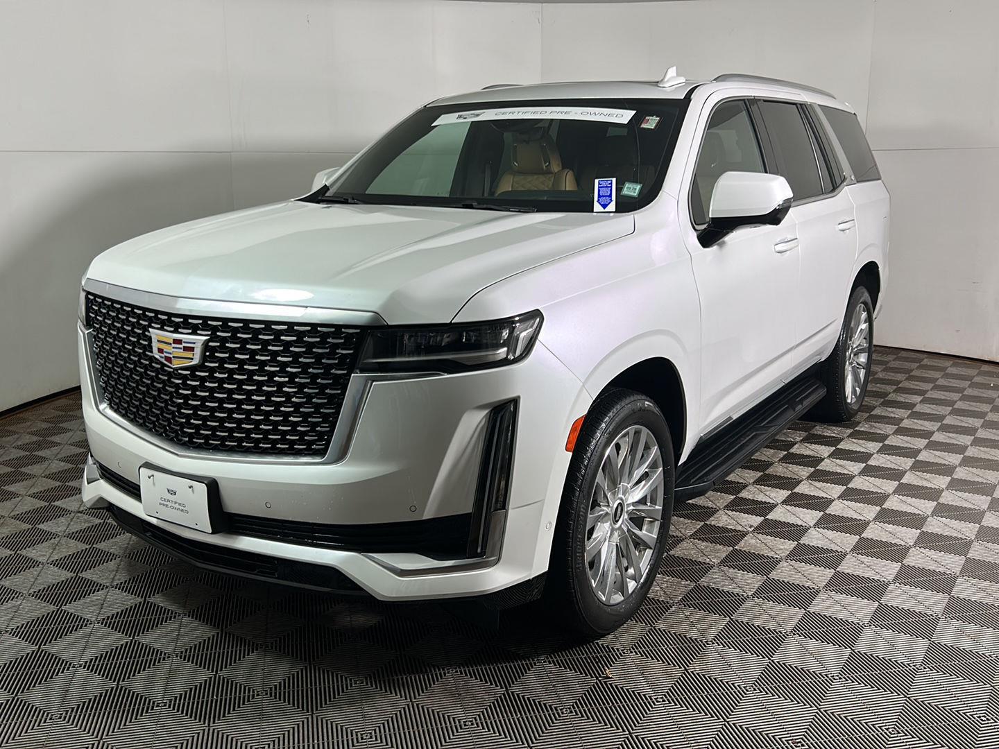 Certified Used 2023 Crystal White Tricoat Cadillac 4WD Premium Luxury image 13