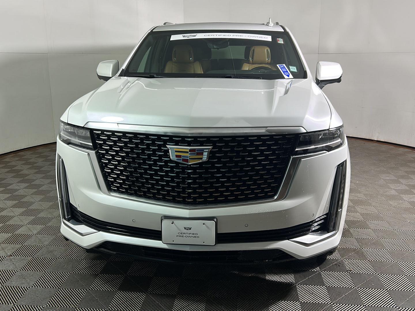 Certified Used 2023 Crystal White Tricoat Cadillac 4WD Premium Luxury image 14