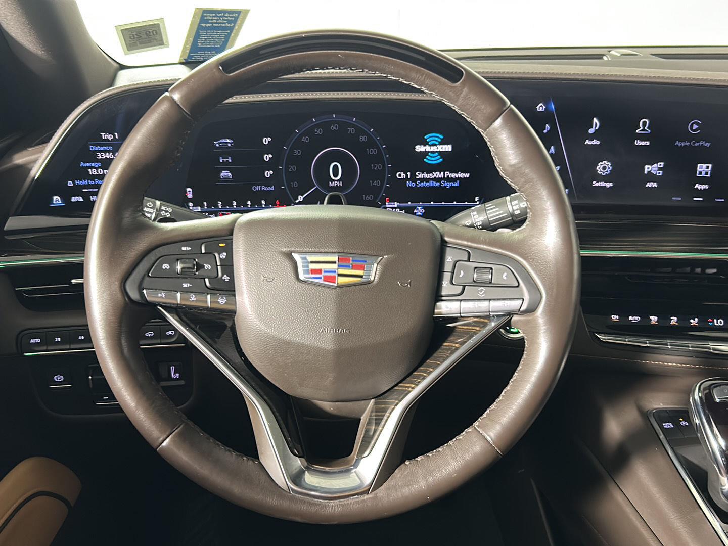 Certified Used 2023 Crystal White Tricoat Cadillac 4WD Premium Luxury image 41
