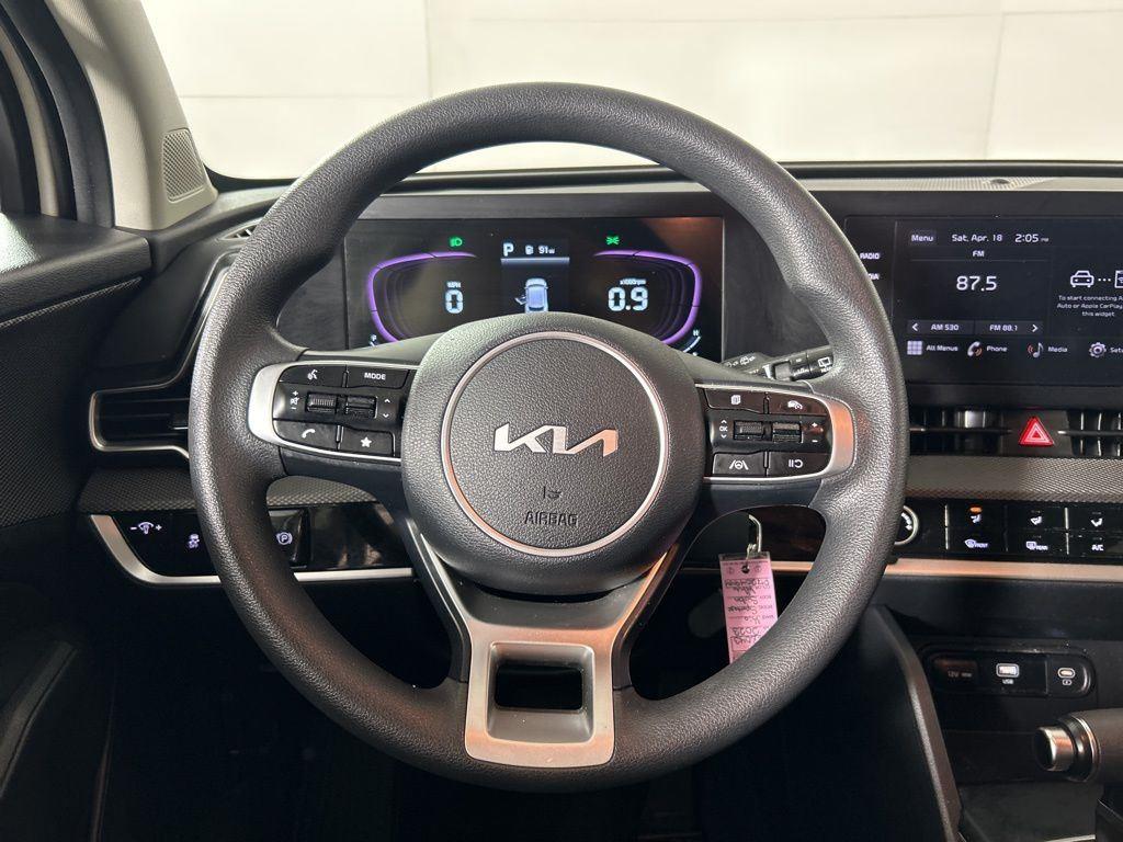 Used 2023 Snow White Pearl Kia LX image 24