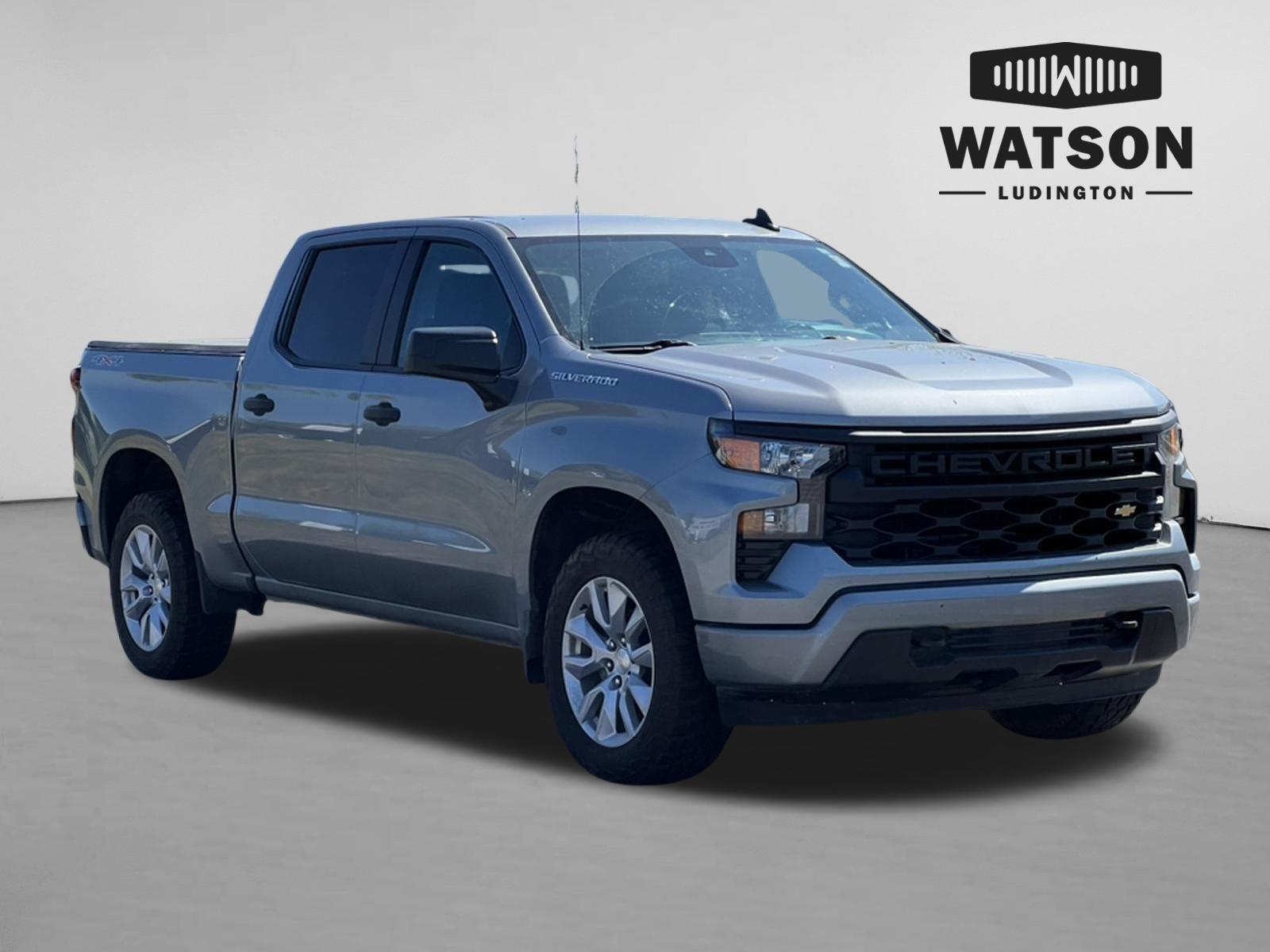 Sterling Gray Metallic 2023 Chevrolet Silverado 1500 Pickup Truck Four-Wheel Drive 8-Speed Automatic