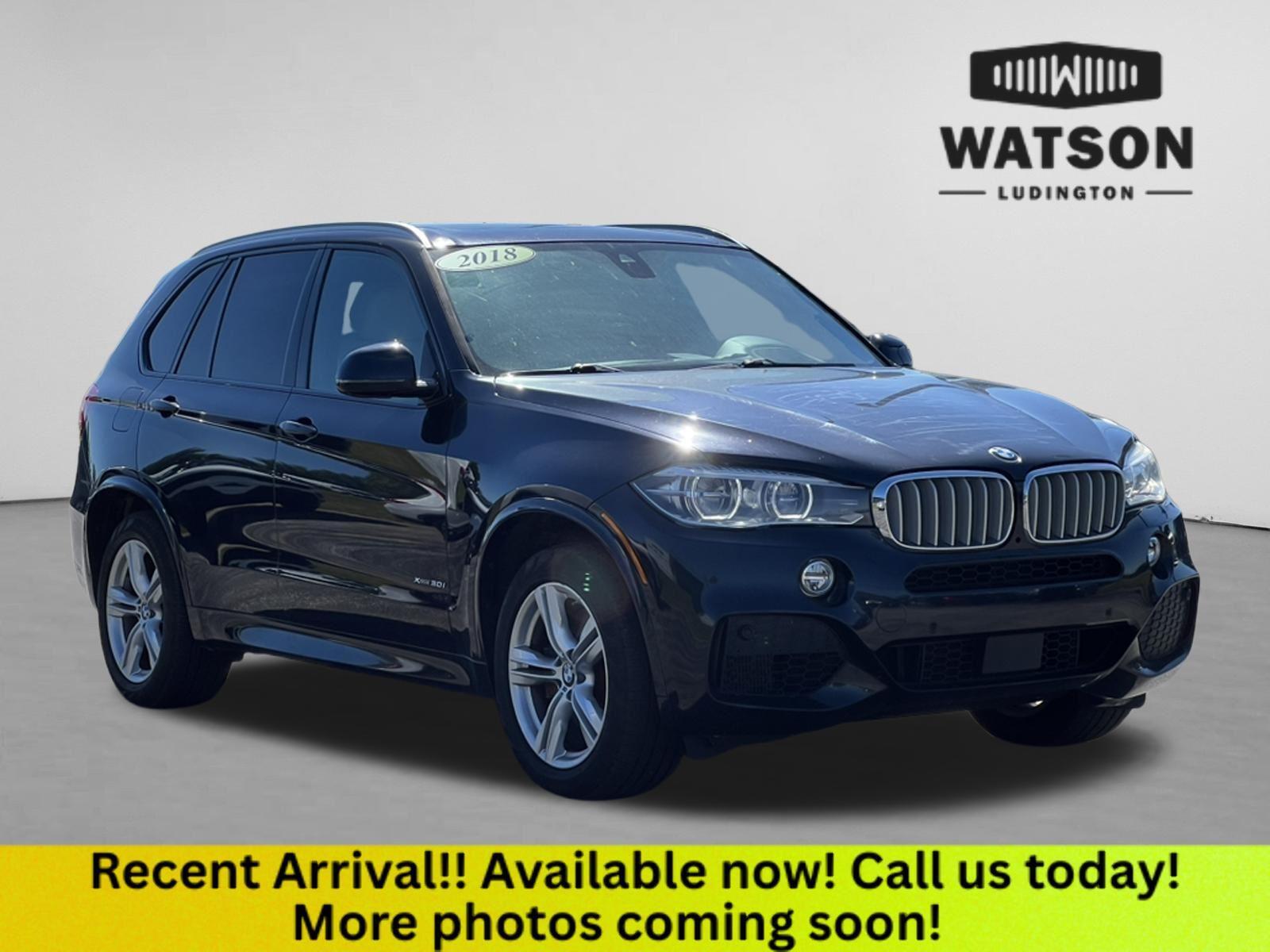 Black 2018 BMW X5 SUV / Crossover All-Wheel Drive 8-Speed Automatic