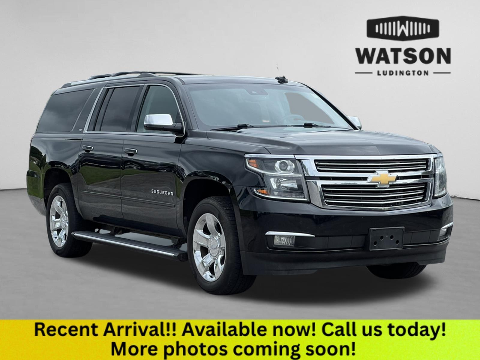 Black 2015 Chevrolet Suburban SUV / Crossover Four-Wheel Drive 6-Speed Automatic