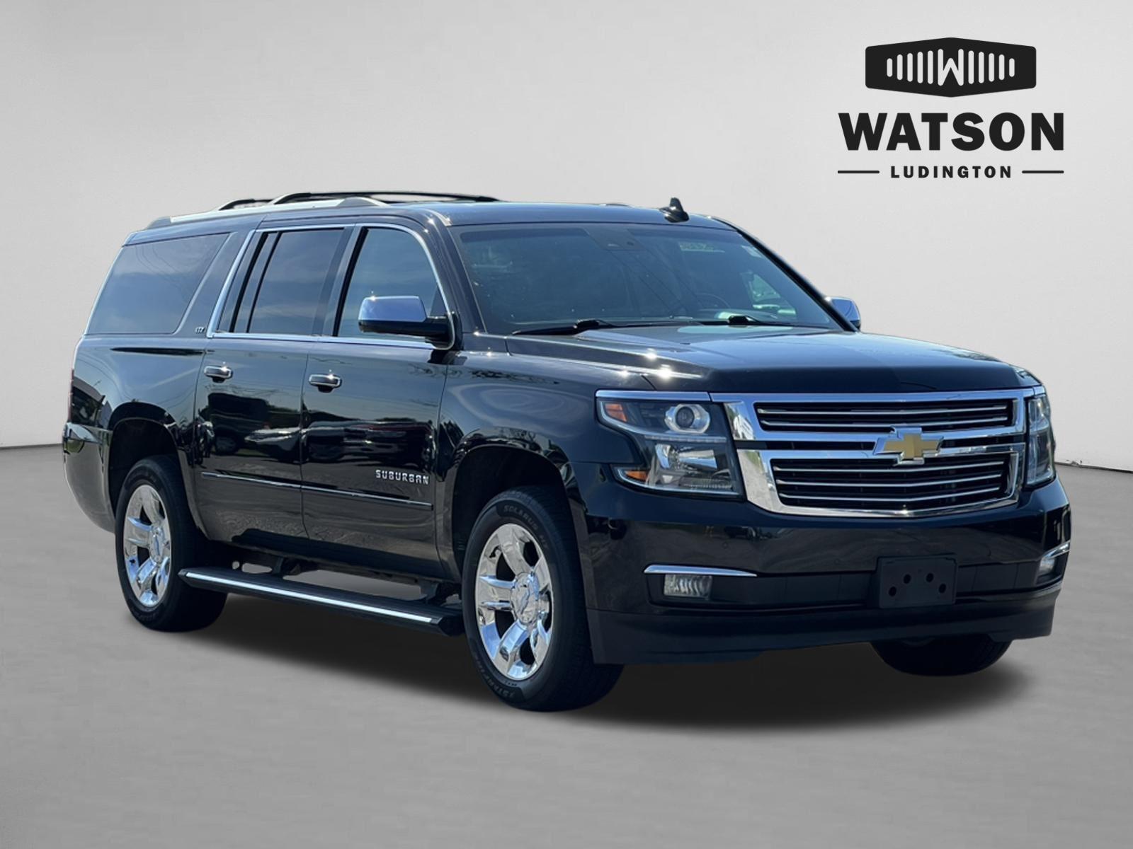 Black 2015 Chevrolet Suburban SUV / Crossover Four-Wheel Drive 6-Speed Automatic