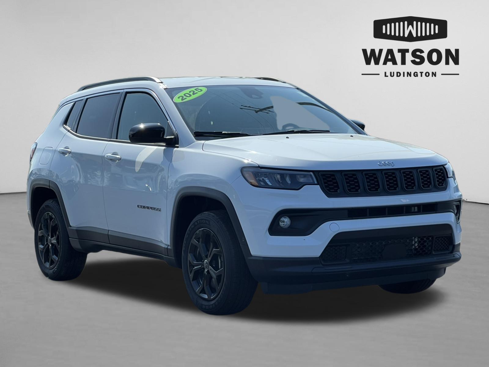 Bright White Clearcoat 2025 Jeep Compass SUV / Crossover Four-Wheel Drive 8-Speed Automatic