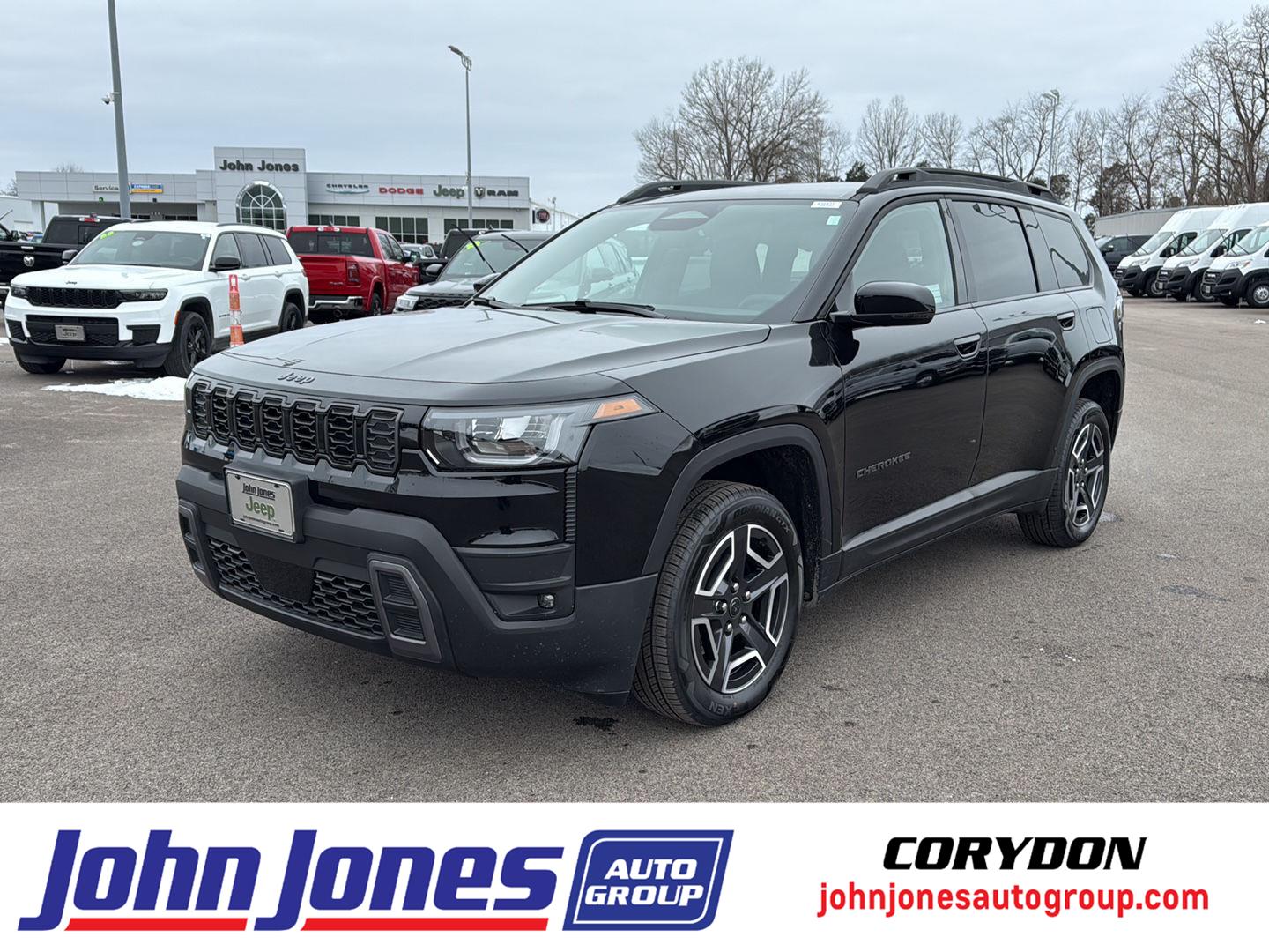 Diamond Black Crystal Pearlcoat 2026 Jeep Cherokee Limited 4WD SUV / Crossover Four-Wheel Drive Automatic