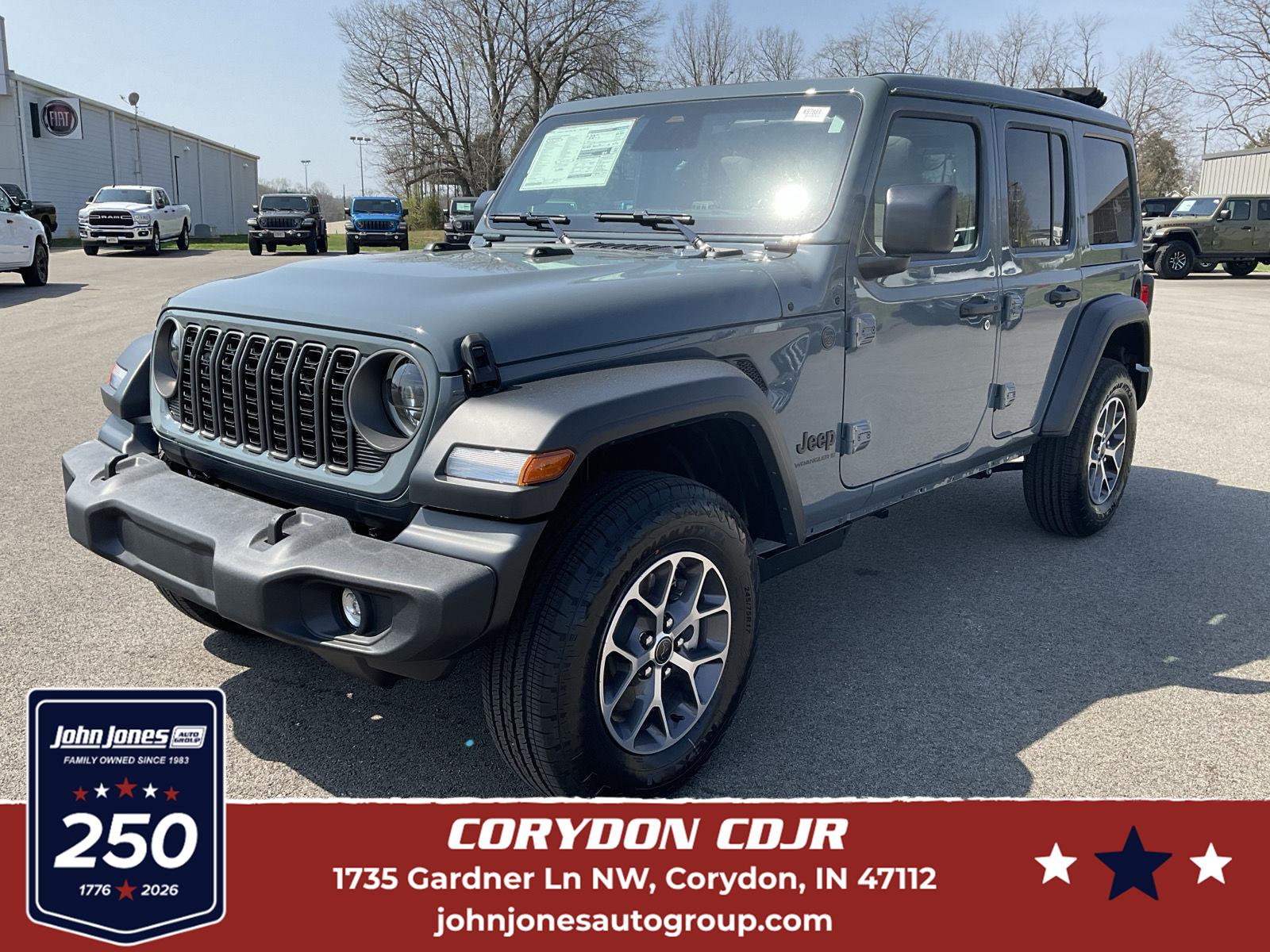 Anvil Clearcoat 2026 Jeep Wrangler SUV / Crossover Four-Wheel Drive 8-Speed Automatic