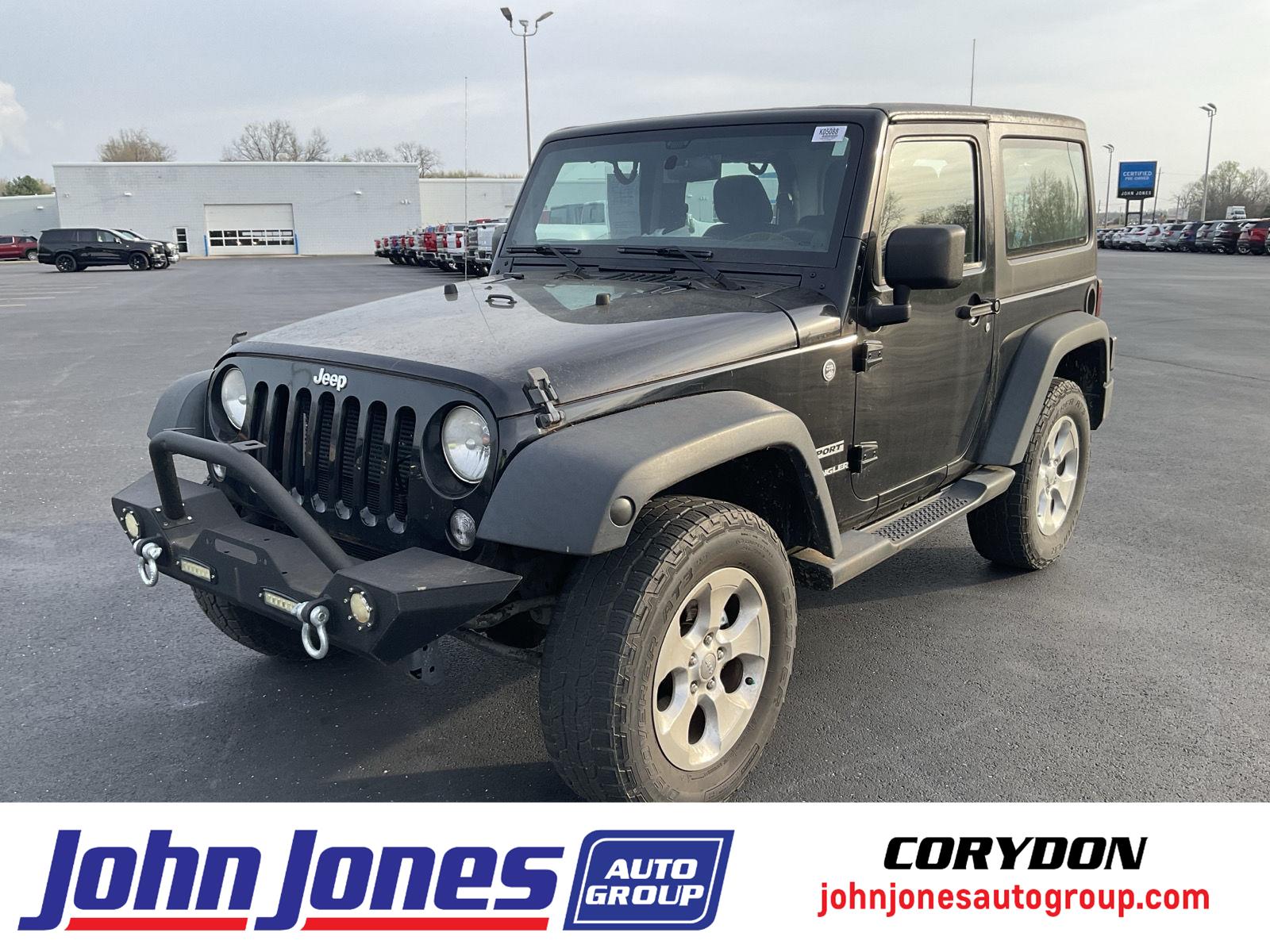 Black 2014 Jeep Wrangler Sport 4WD SUV / Crossover Four-Wheel Drive 5-Speed Automatic