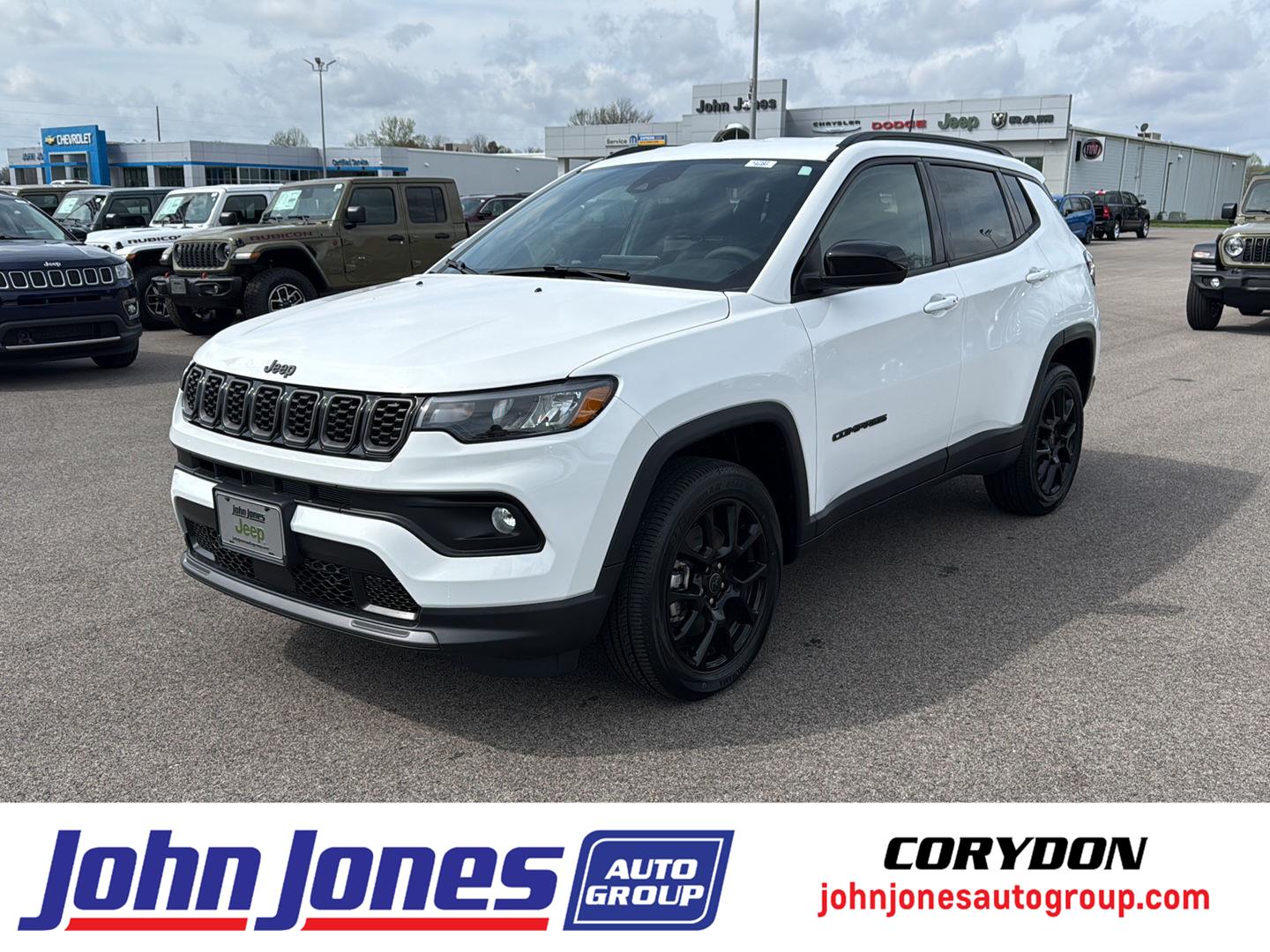Bright White Clearcoat 2026 Jeep Compass Latitude Altitude 4WD SUV / Crossover Four-Wheel Drive 8-Speed Automatic