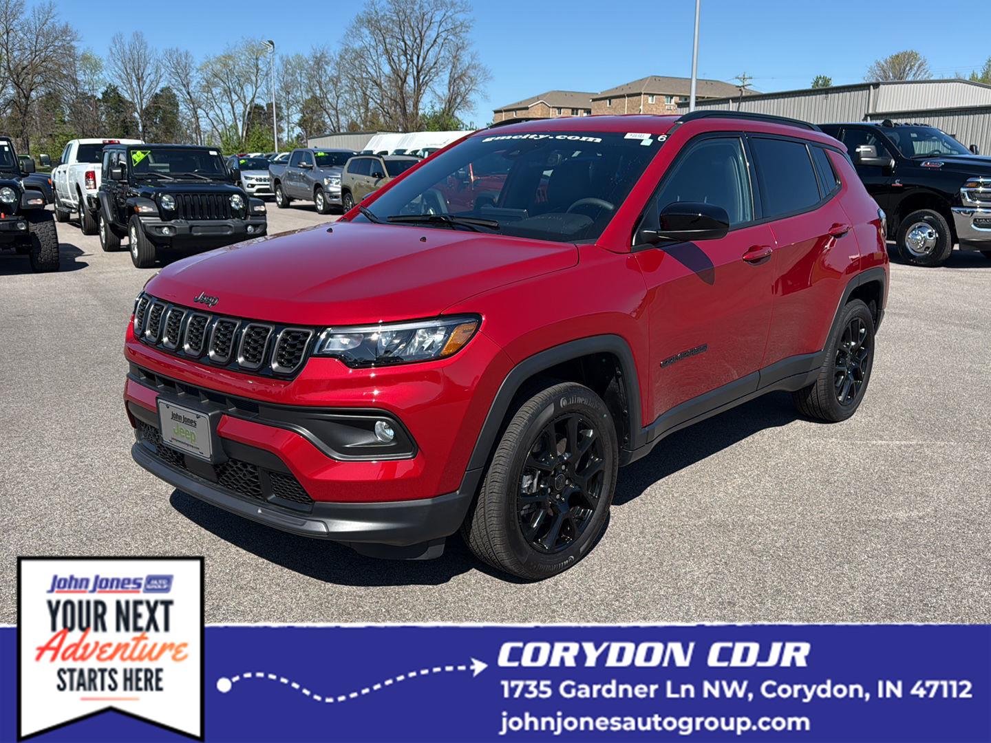 Red Hot Pearlcoat 2026 Jeep Compass SUV / Crossover Four-Wheel Drive 8-Speed Automatic