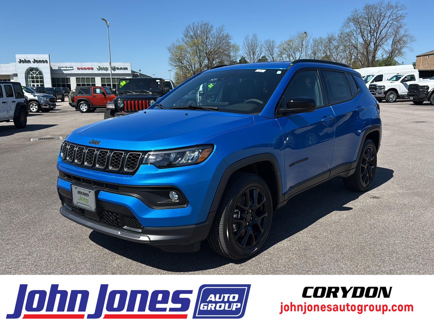 Hydro Blue Pearlcoat 2026 Jeep Compass Latitude Altitude 4WD SUV / Crossover Four-Wheel Drive 8-Speed Automatic