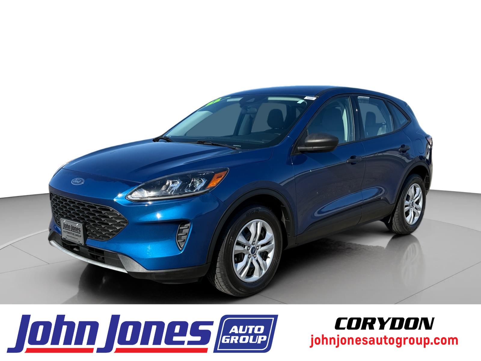 Atlas Blue 2022 Ford Escape S FWD SUV / Crossover Front-Wheel Drive 8-Speed Automatic