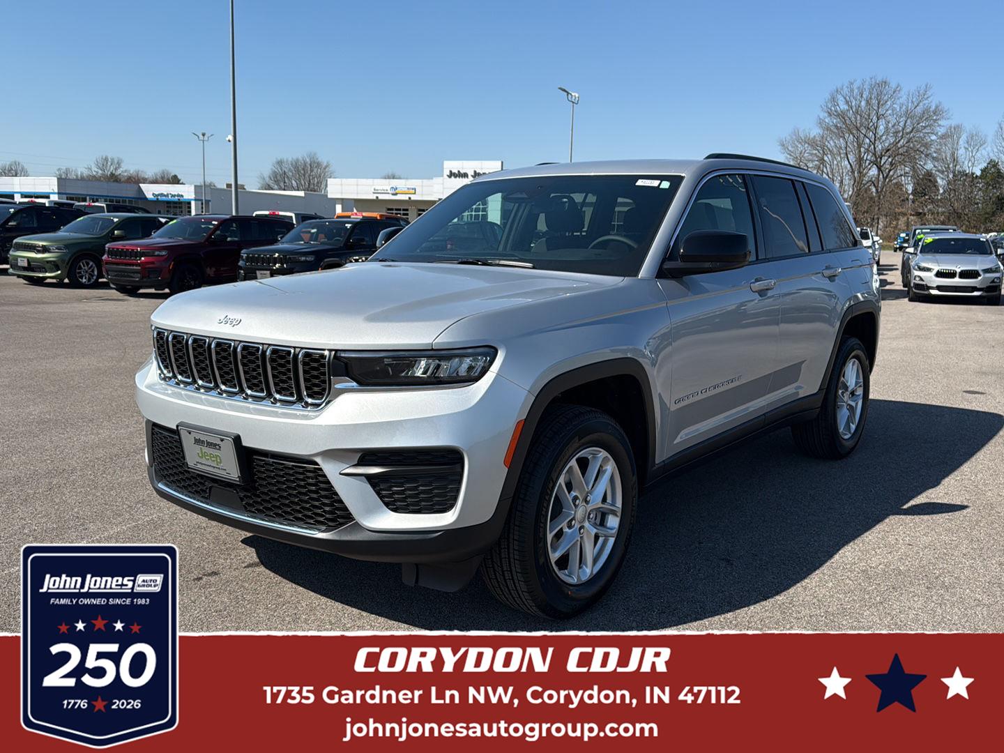 Silver Zynith 2026 Jeep Grand Cherokee SUV / Crossover Four-Wheel Drive 8-Speed Automatic