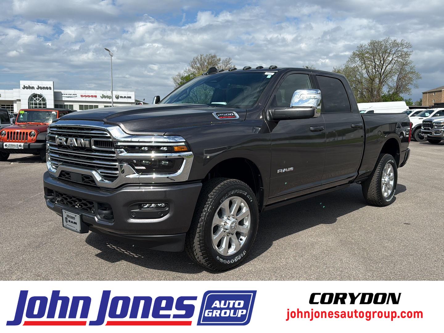 Gray (Granite Crystal Metallic Clearcoat) 2026 RAM 2500 Laramie Crew Cab 4WD Pickup Truck Four-Wheel Drive 8-Speed Automatic