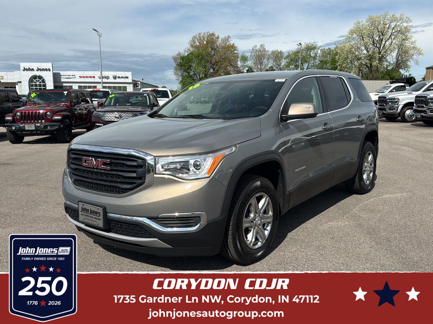 Pepperdust Metallic 2019 GMC Acadia SUV / Crossover Four-Wheel Drive 6-Speed Automatic