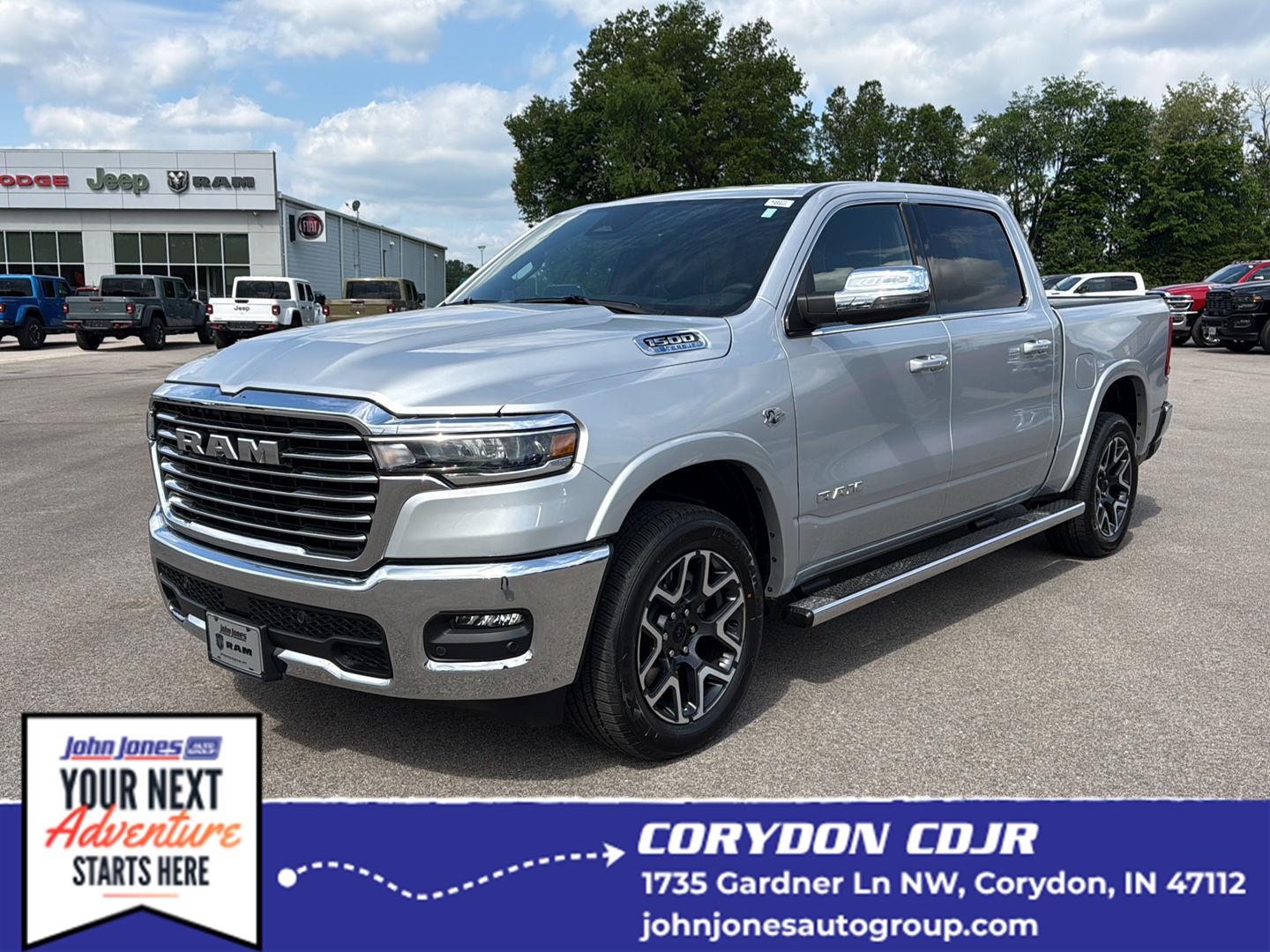 Silver Zynith 2026 RAM 1500 Pickup Truck Four-Wheel Drive 8-Speed Automatic