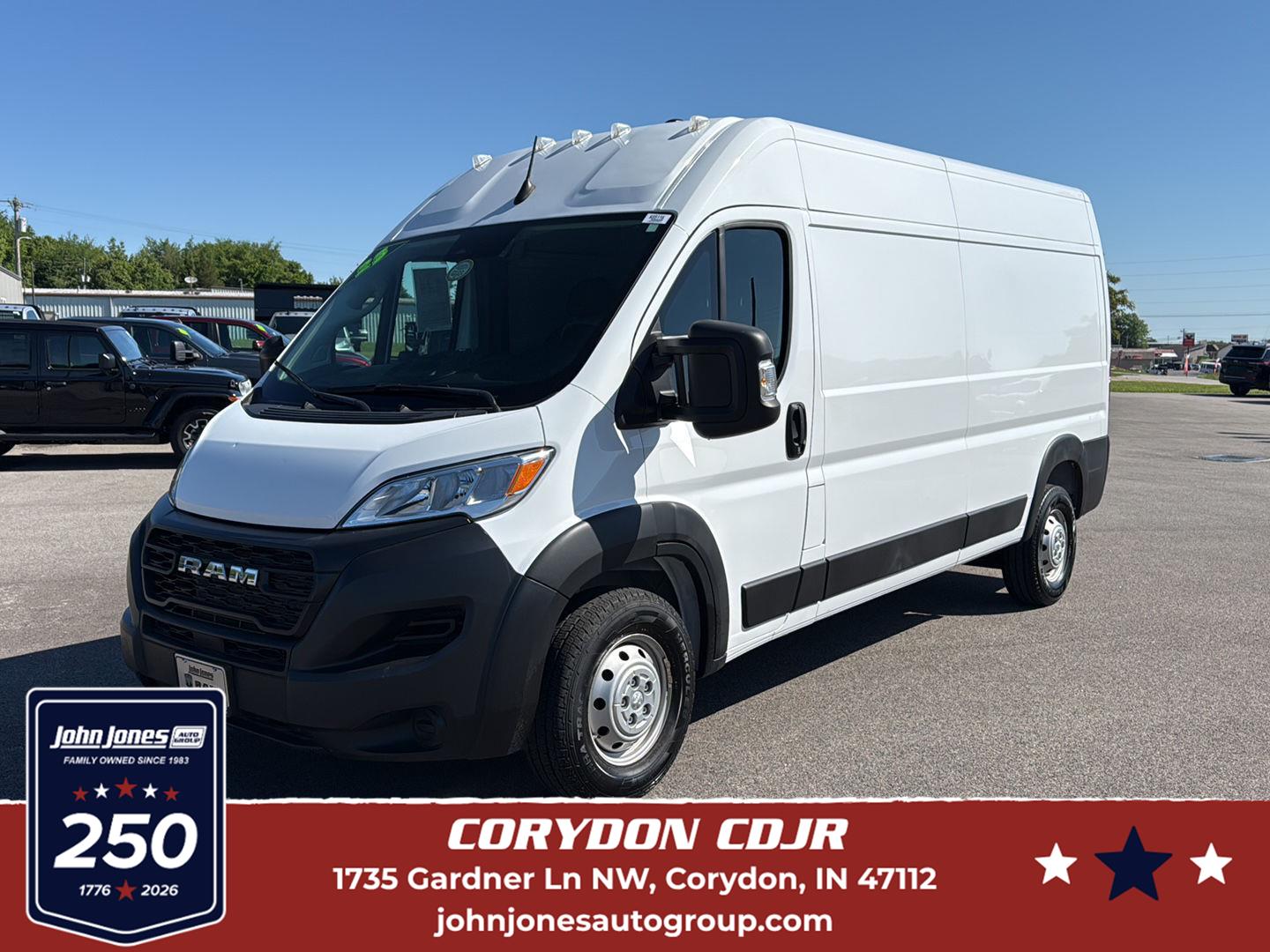 2023 RAM ProMaster 2500 159 High Roof Cargo Van FWD